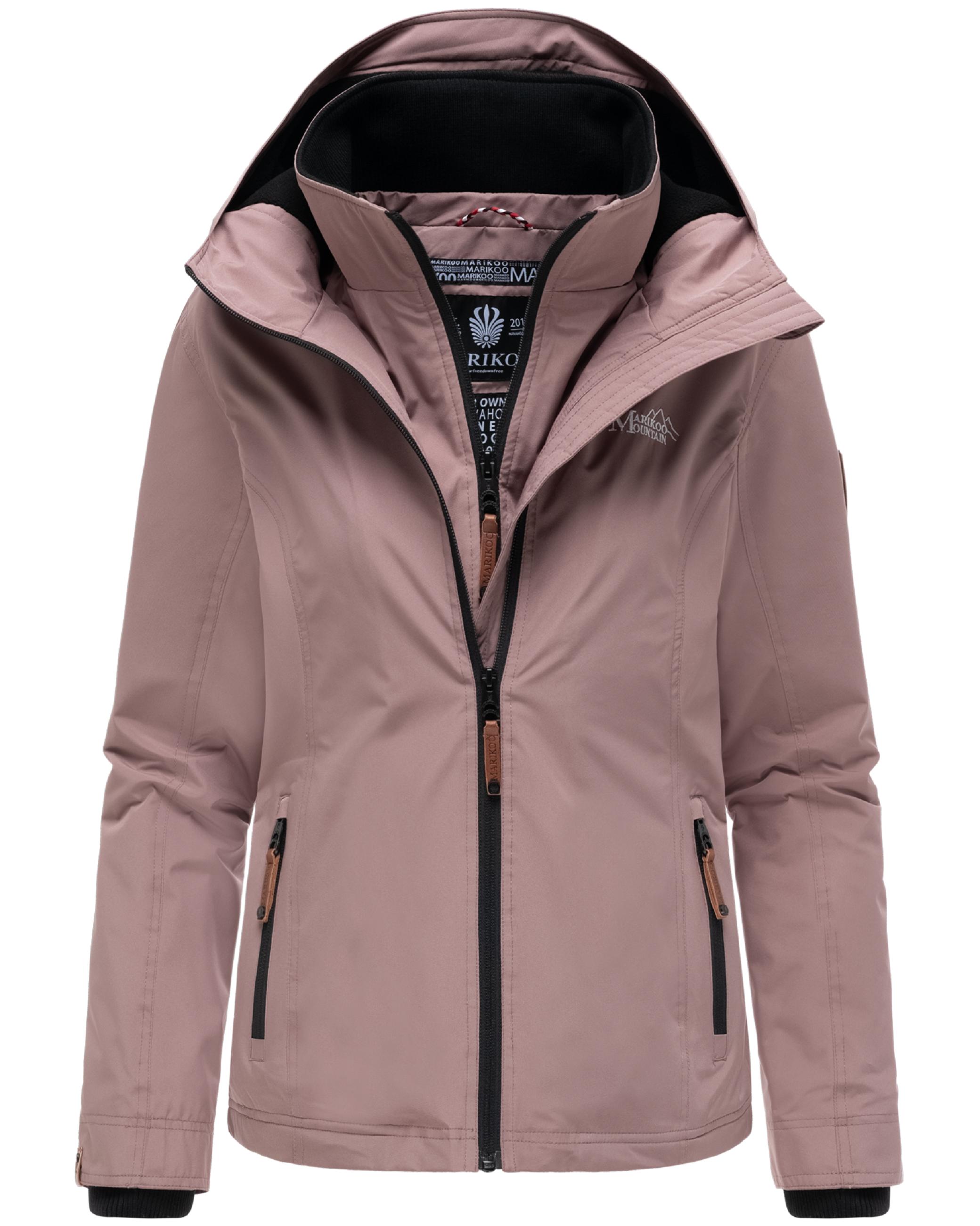 Leichte Übergangsjacke mit Kapuze "Erdbeere" Mauve