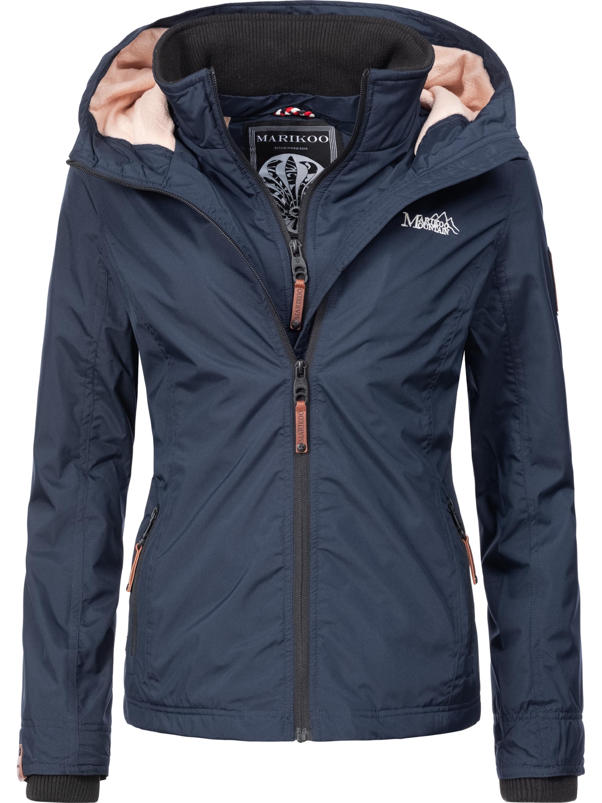 Leichte Übergangsjacke mit Kapuze "Erdbeere" Navy