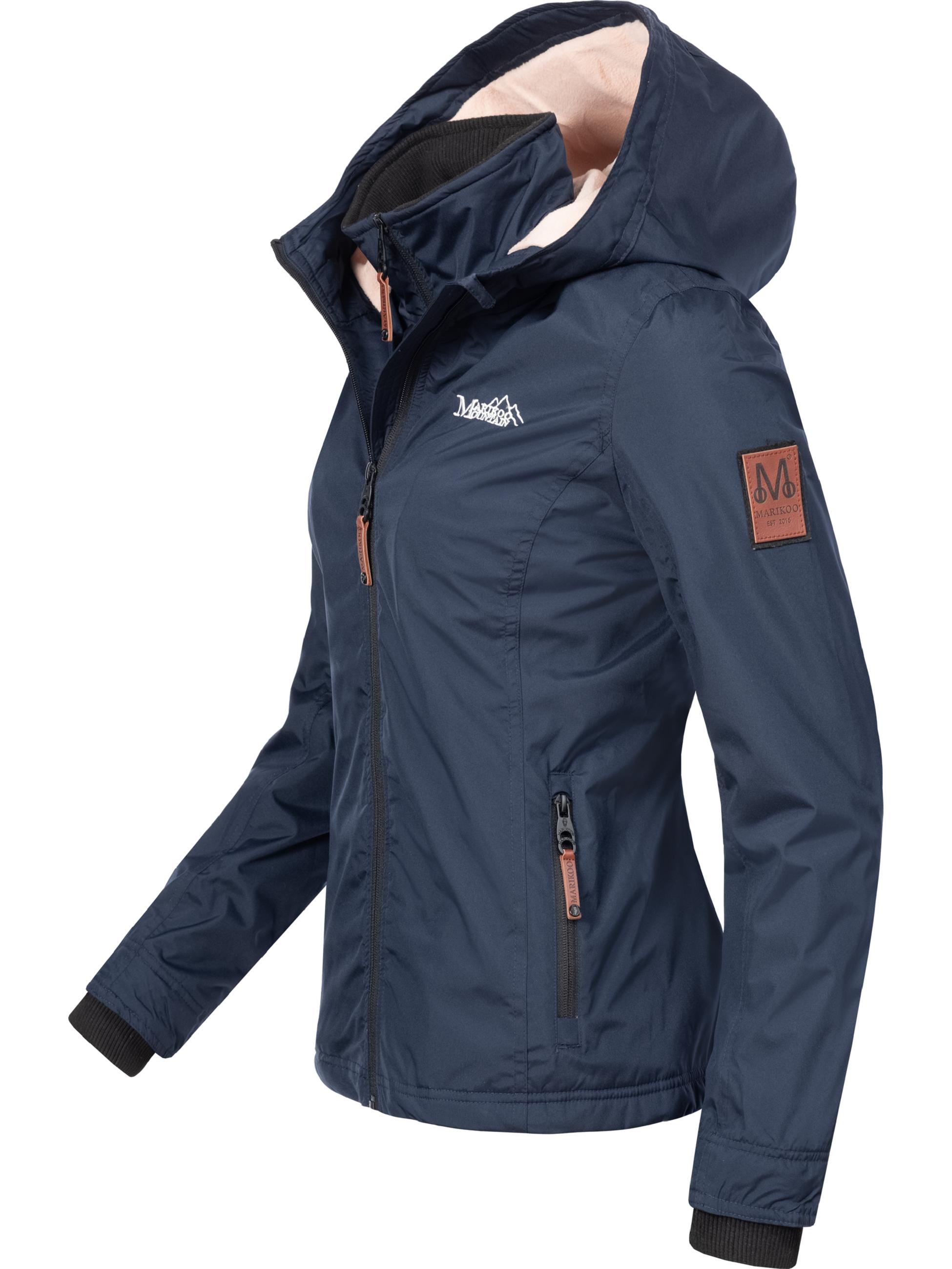 Leichte Übergangsjacke mit Kapuze "Erdbeere" Navy