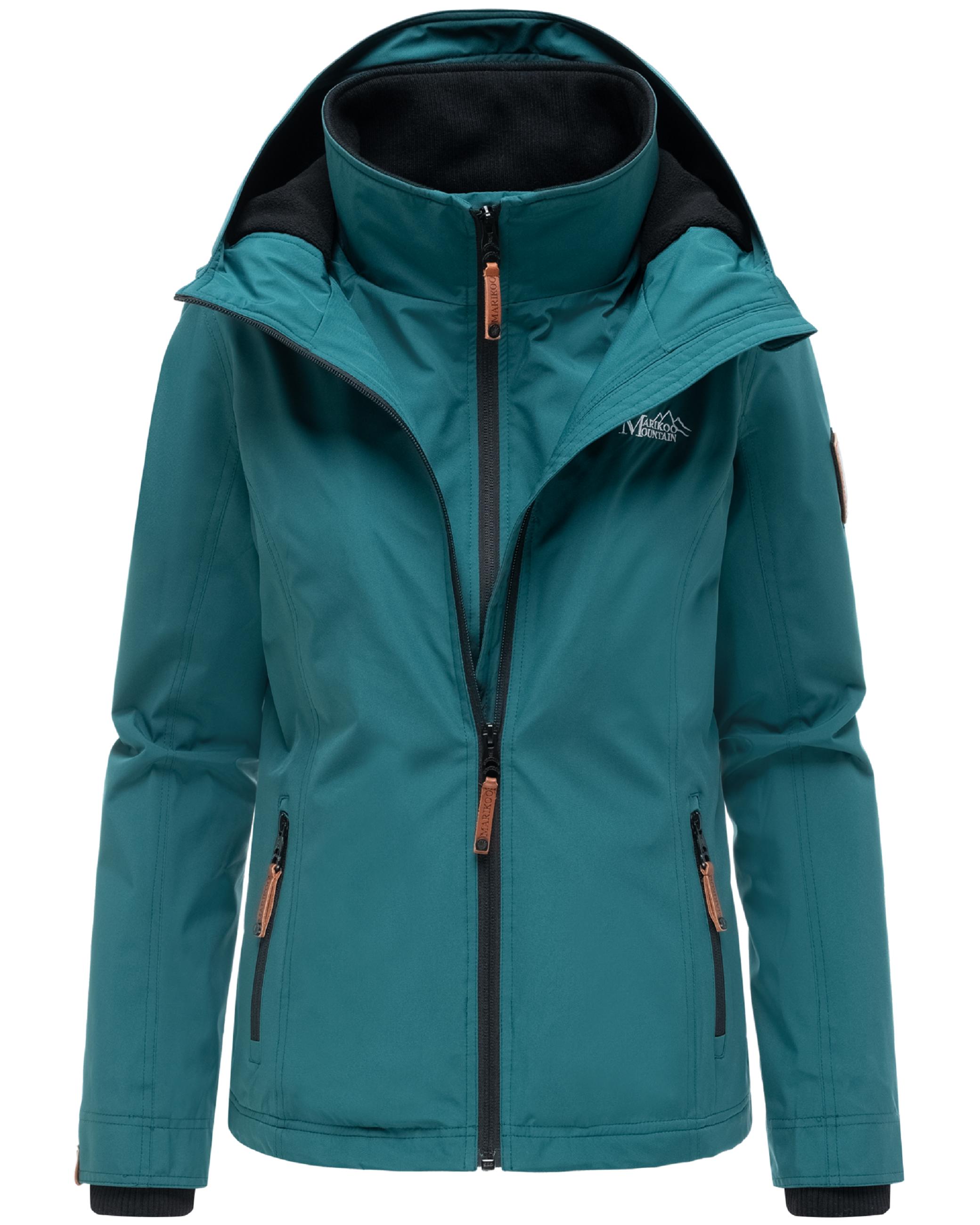 Leichte Übergangsjacke mit Kapuze "Erdbeere" Ocean Green