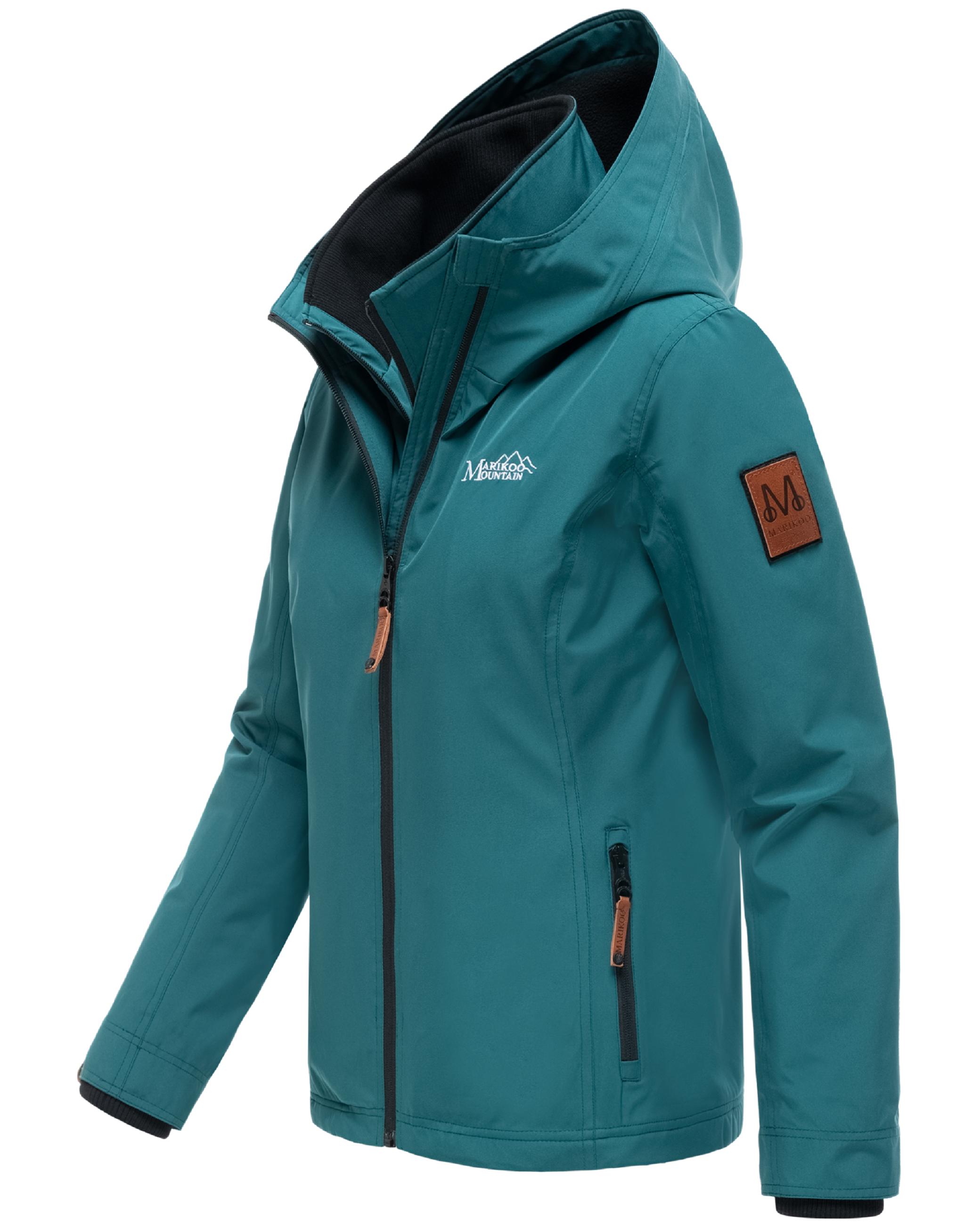 Leichte Übergangsjacke mit Kapuze "Erdbeere" Ocean Green