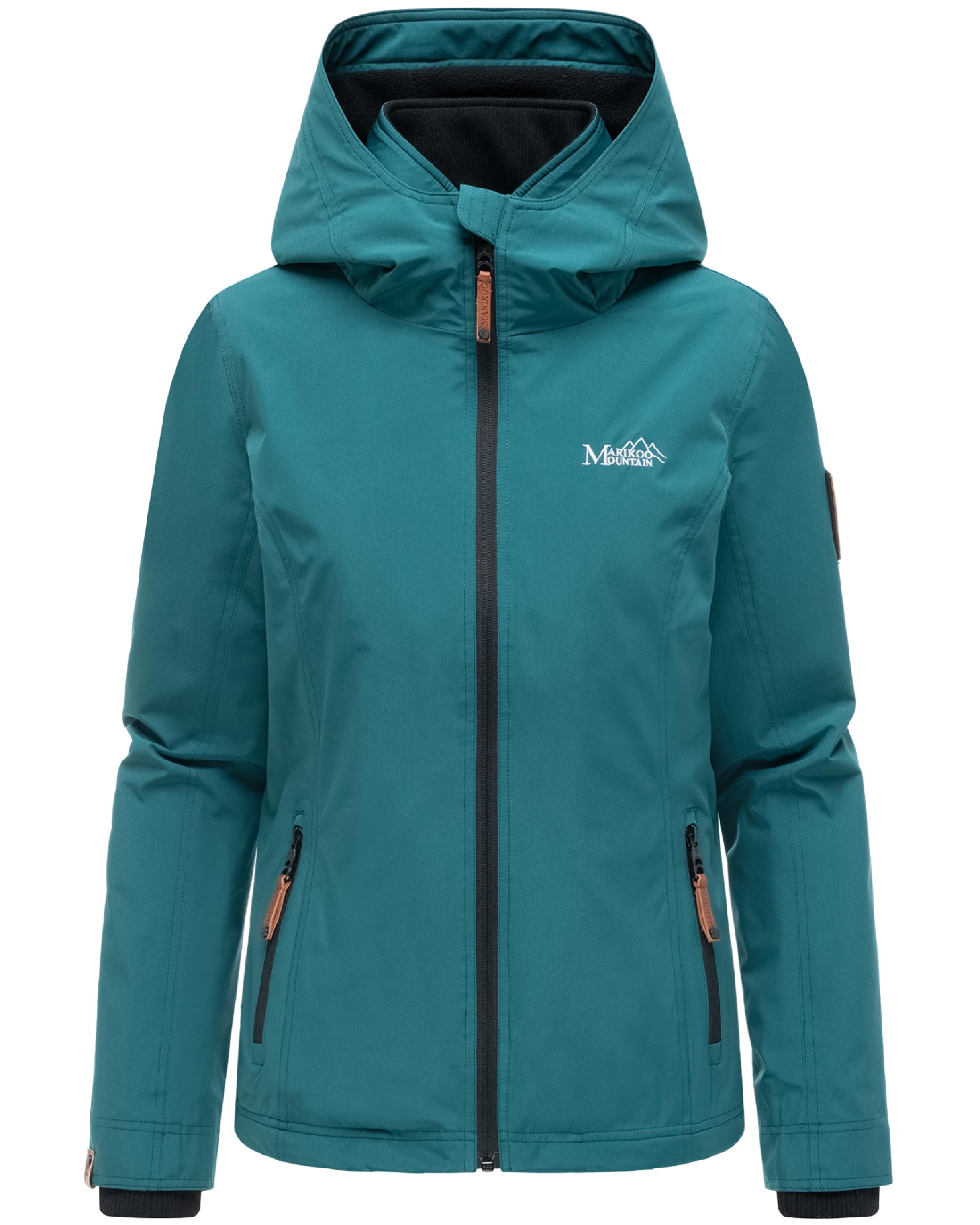 Leichte Übergangsjacke mit Kapuze "Erdbeere" Ocean Green