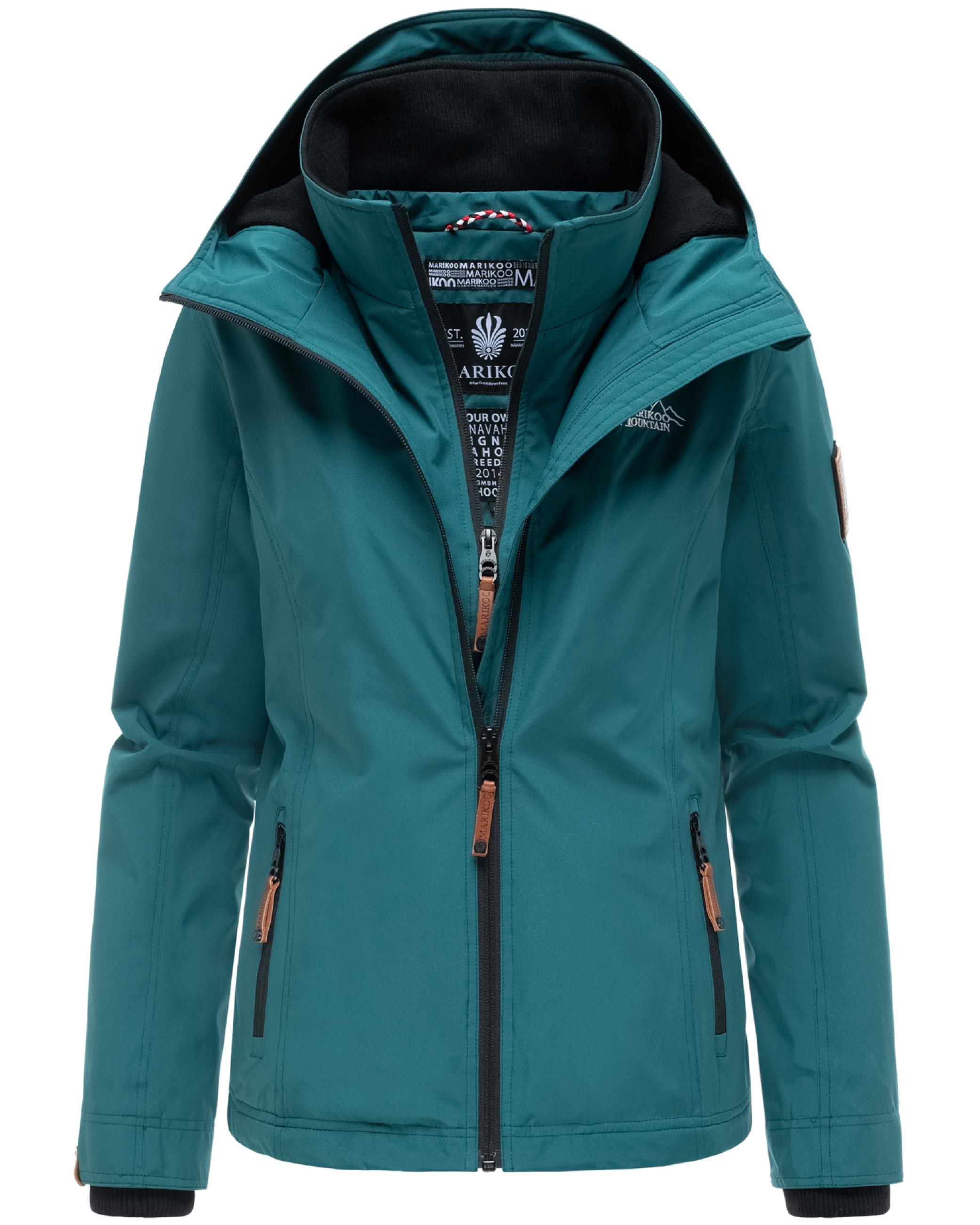 Leichte Übergangsjacke mit Kapuze "Erdbeere" Ocean Green