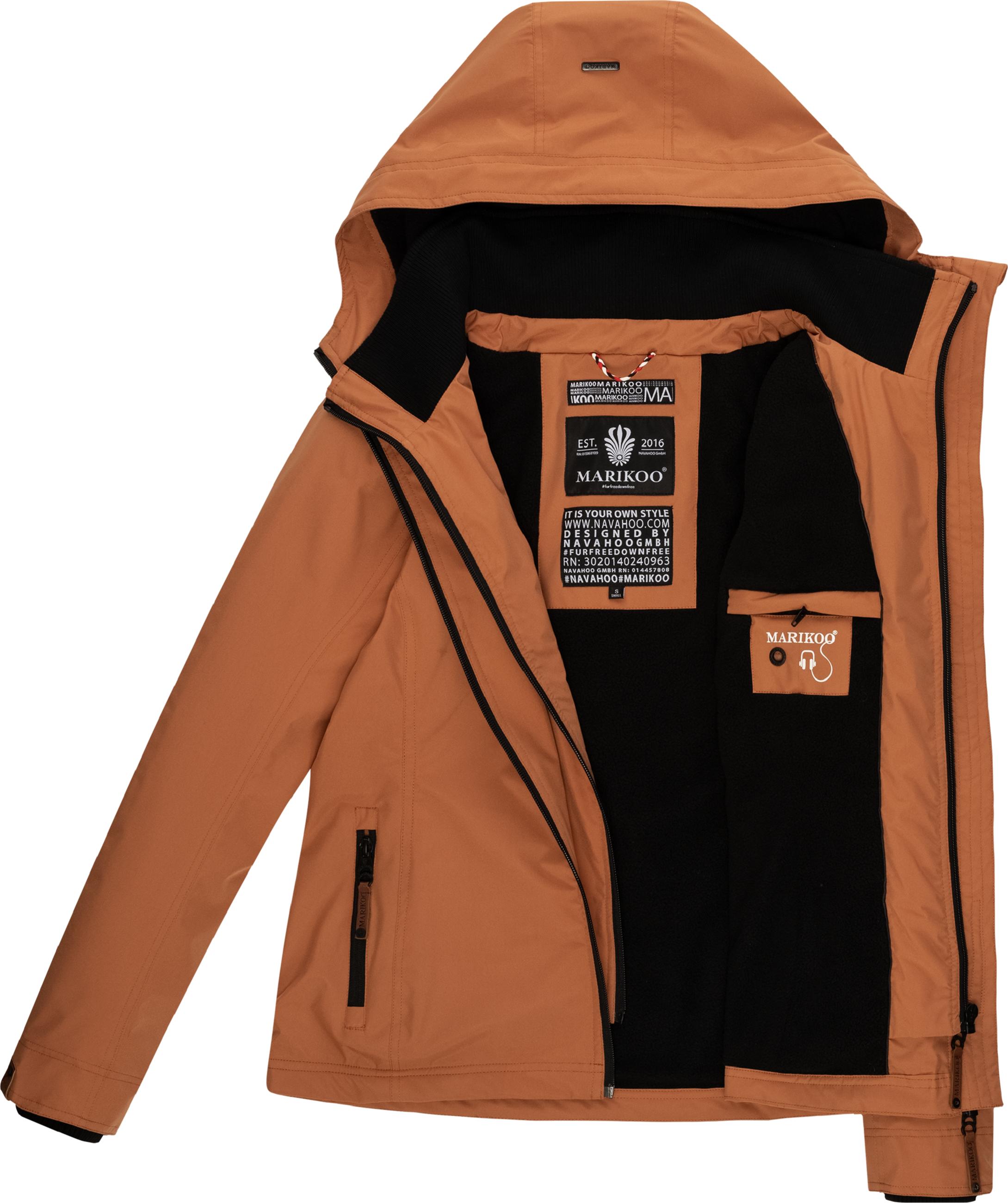 Leichte Übergangsjacke mit Kapuze "Erdbeere" Rusty Cinnamon