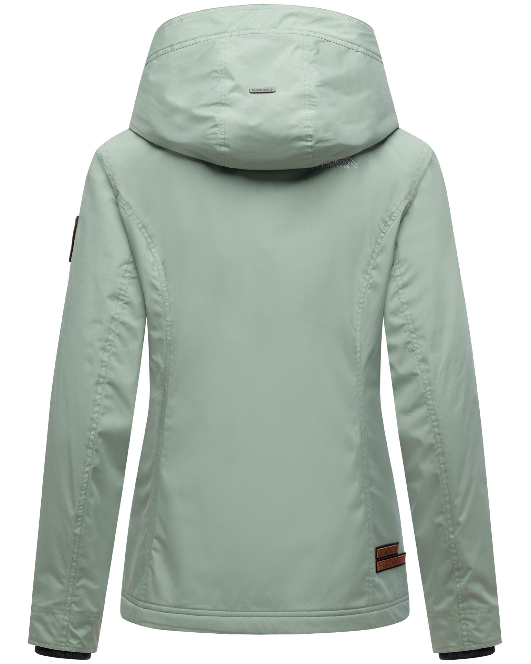 Leichte Übergangsjacke mit Kapuze "Erdbeere" Smokey Mint