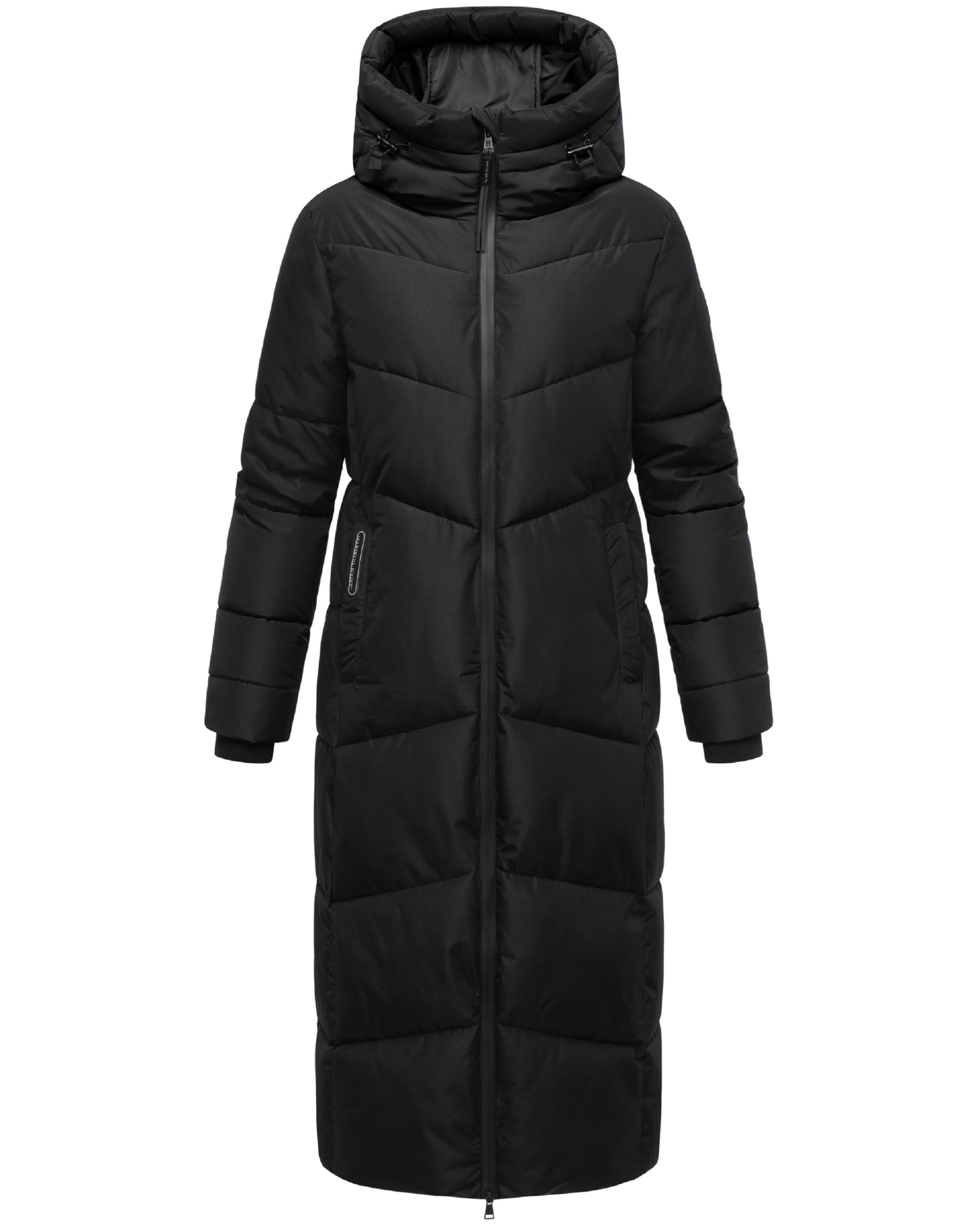 Winter Steppmantel mit wasserdichten Reißverschlüssen "Firella XVI" Black