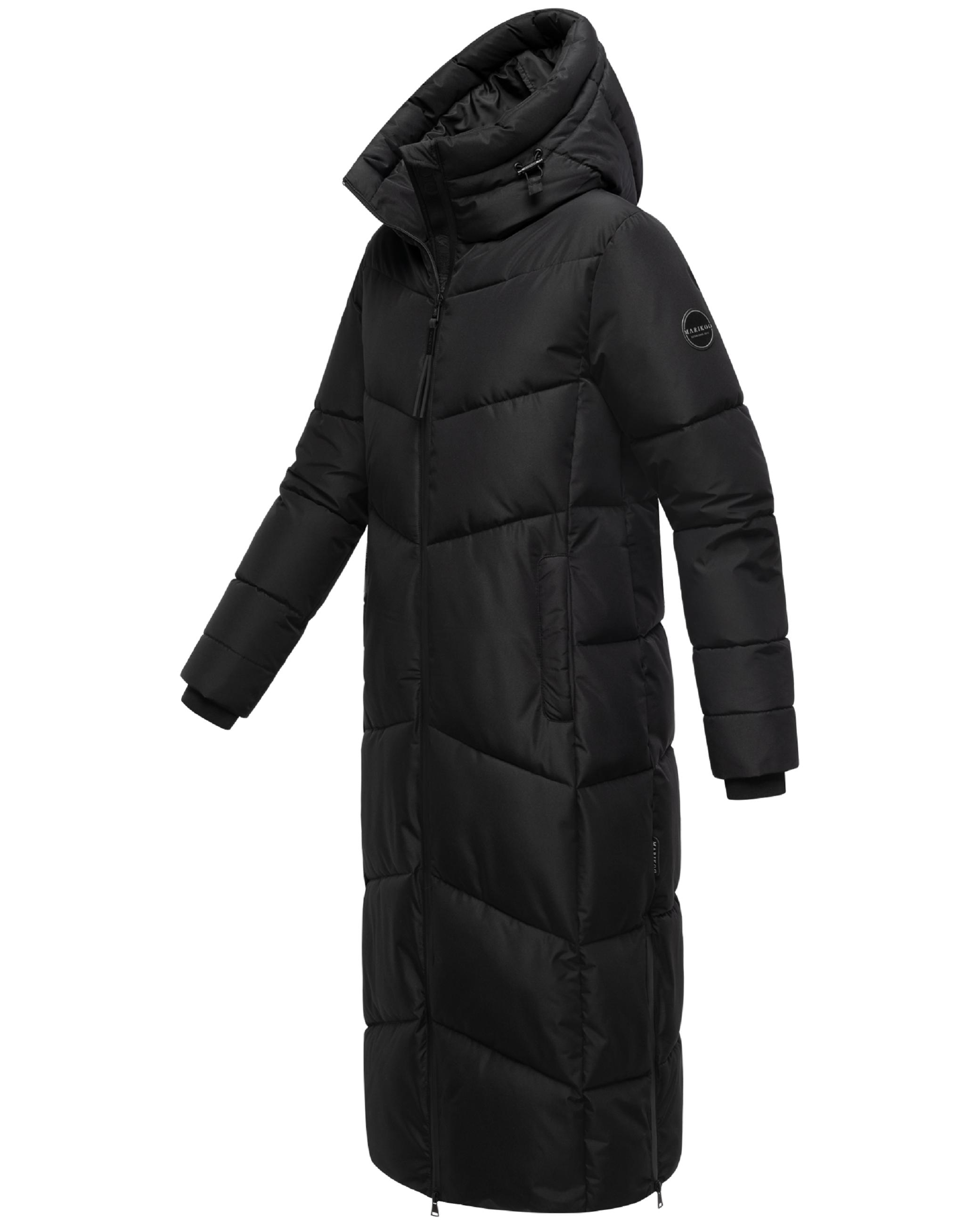 Winter Steppmantel mit wasserdichten Reißverschlüssen "Firella XVI" Black