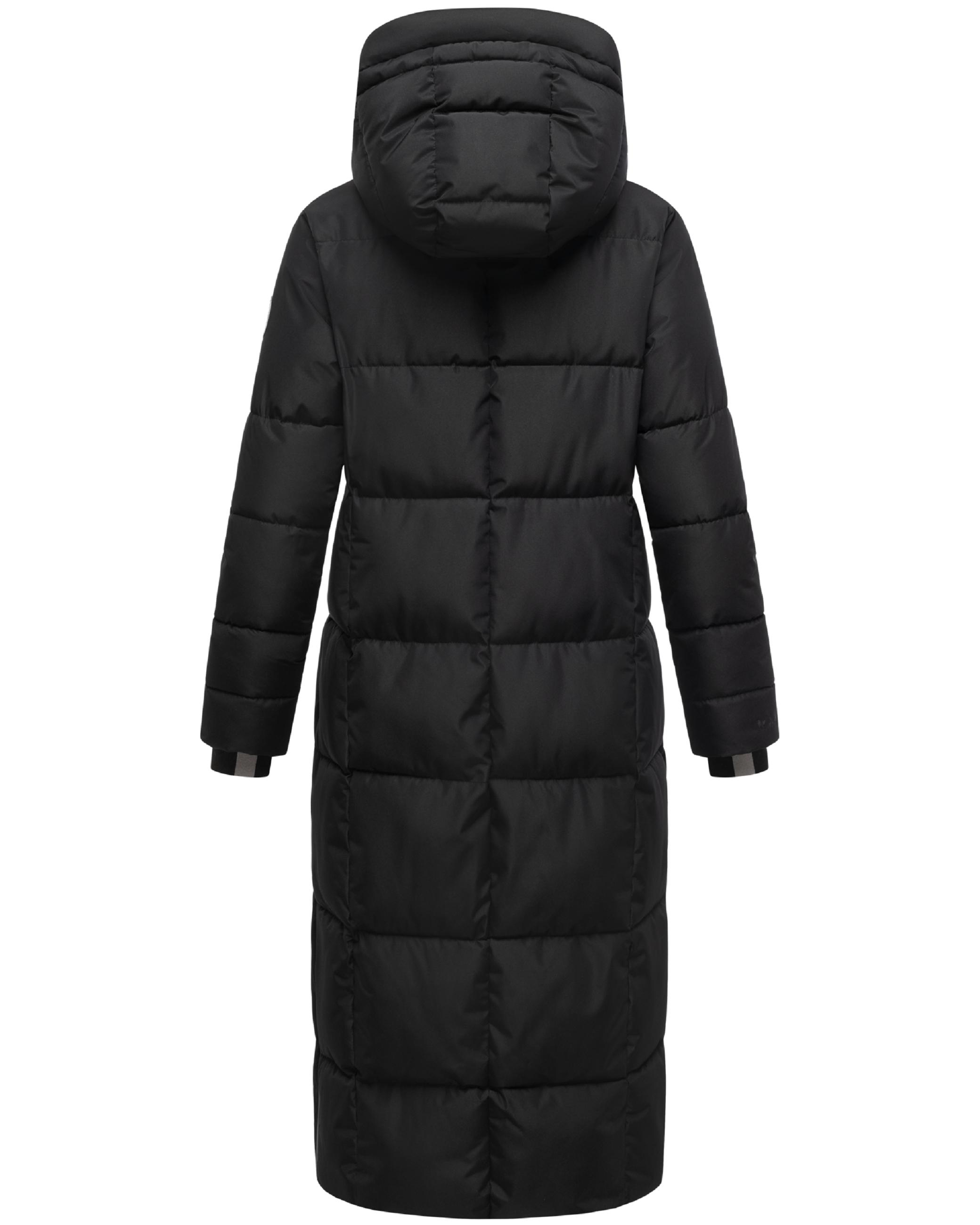 Winter Steppmantel mit wasserdichten Reißverschlüssen "Firella XVI" Black