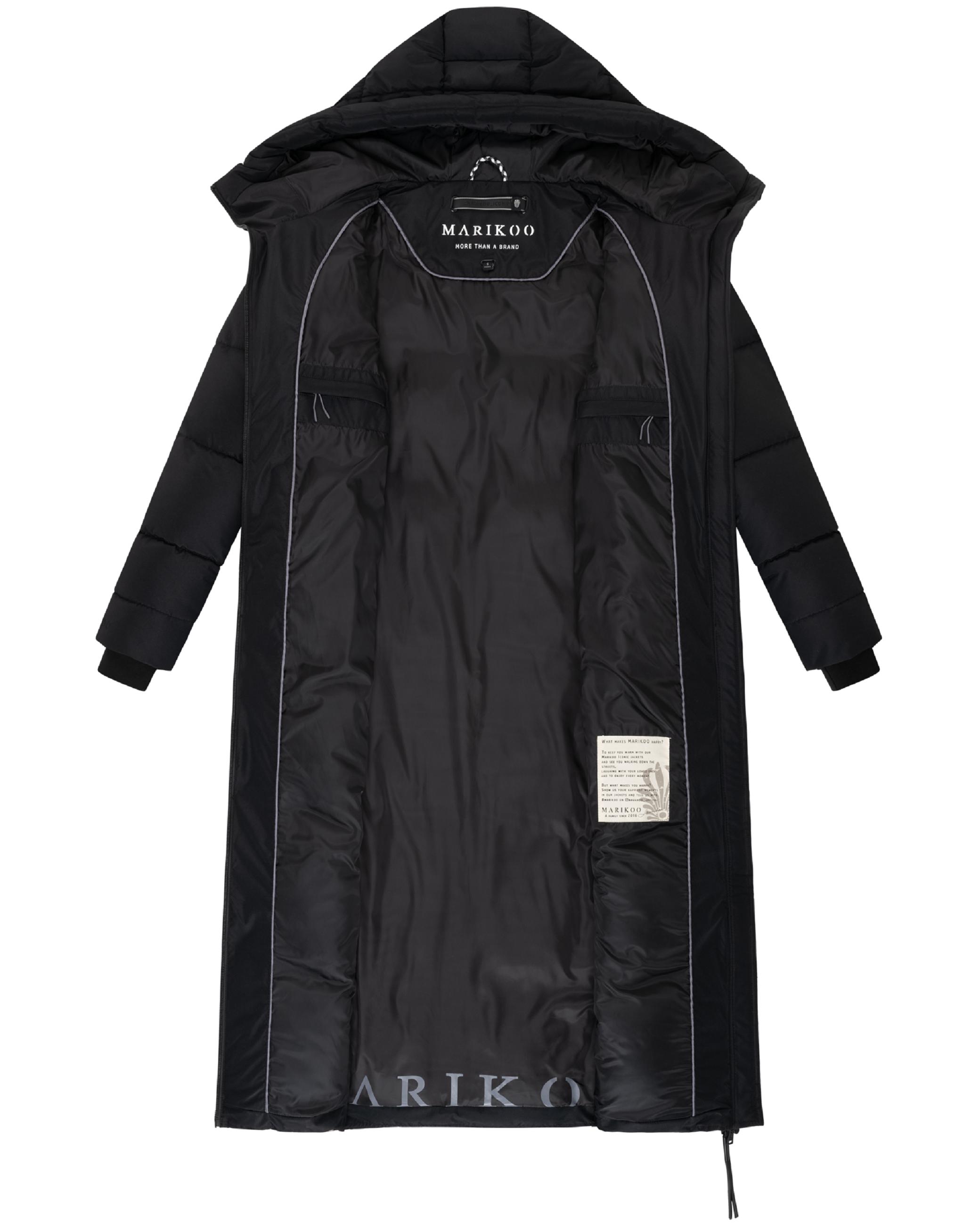 Winter Steppmantel mit wasserdichten Reißverschlüssen "Firella XVI" Black