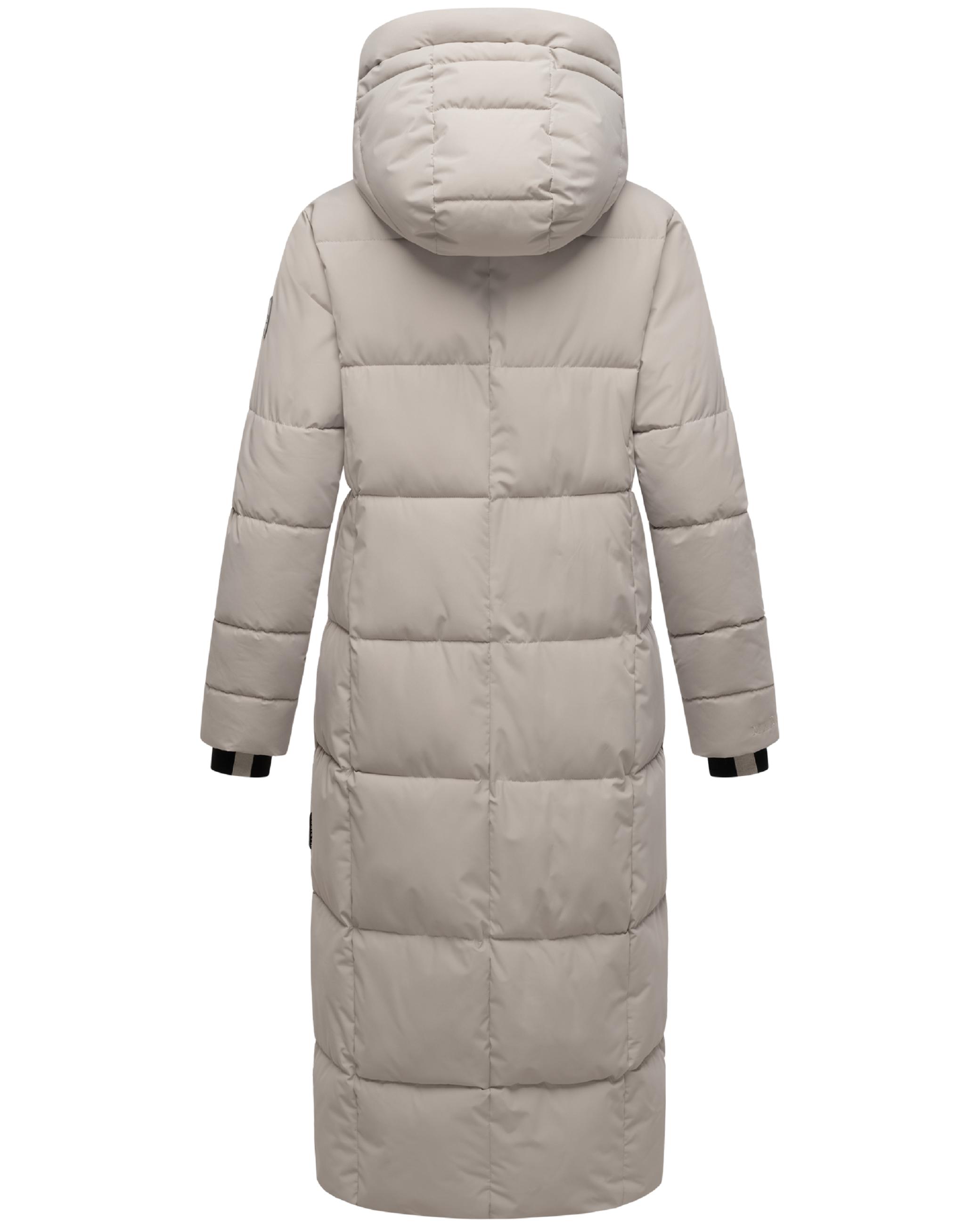 Winter Steppmantel mit wasserdichten Reißverschlüssen "Firella XVI" Bone