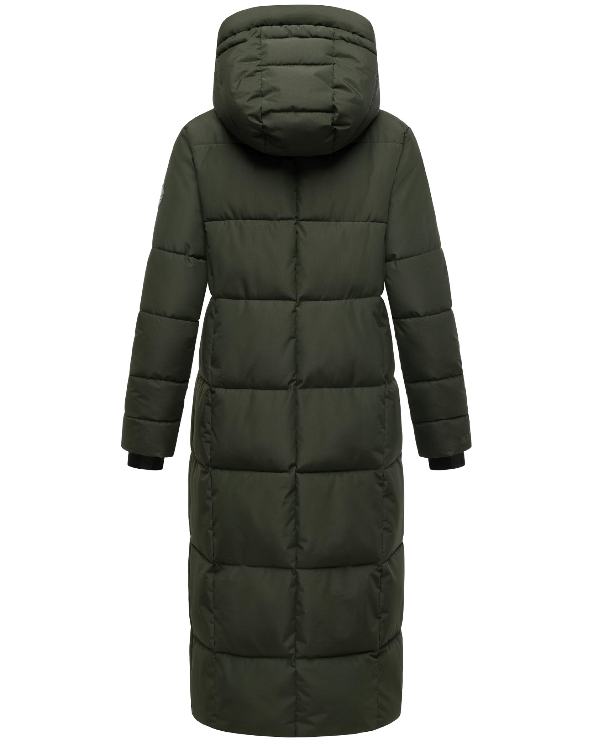 Winter Steppmantel mit wasserdichten Reißverschlüssen "Firella XVI" Dark Olive