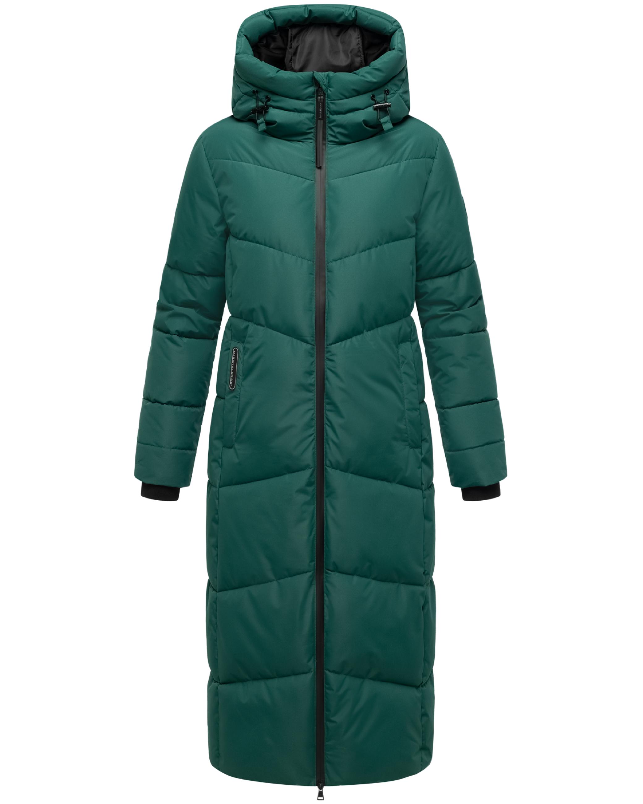 Winter Steppmantel mit wasserdichten Reißverschlüssen "Firella XVI" Evergreen