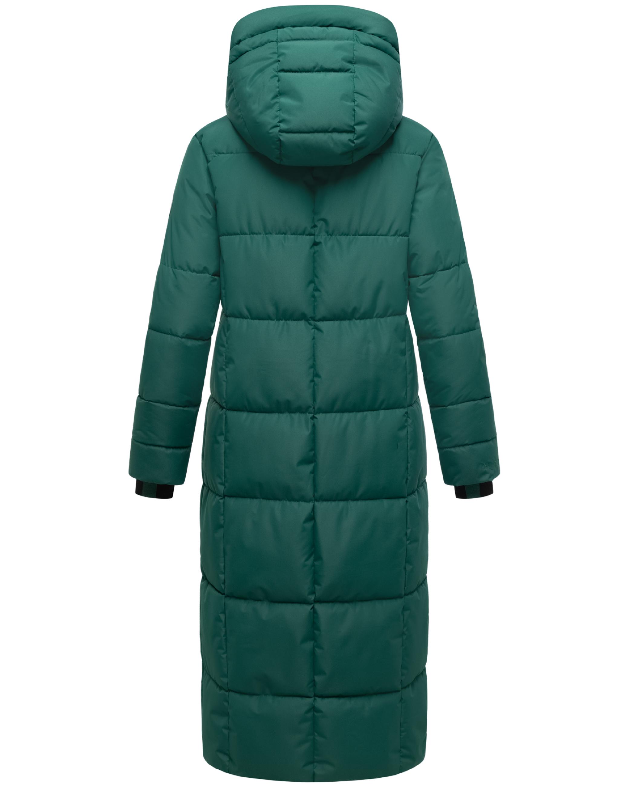 Winter Steppmantel mit wasserdichten Reißverschlüssen "Firella XVI" Evergreen