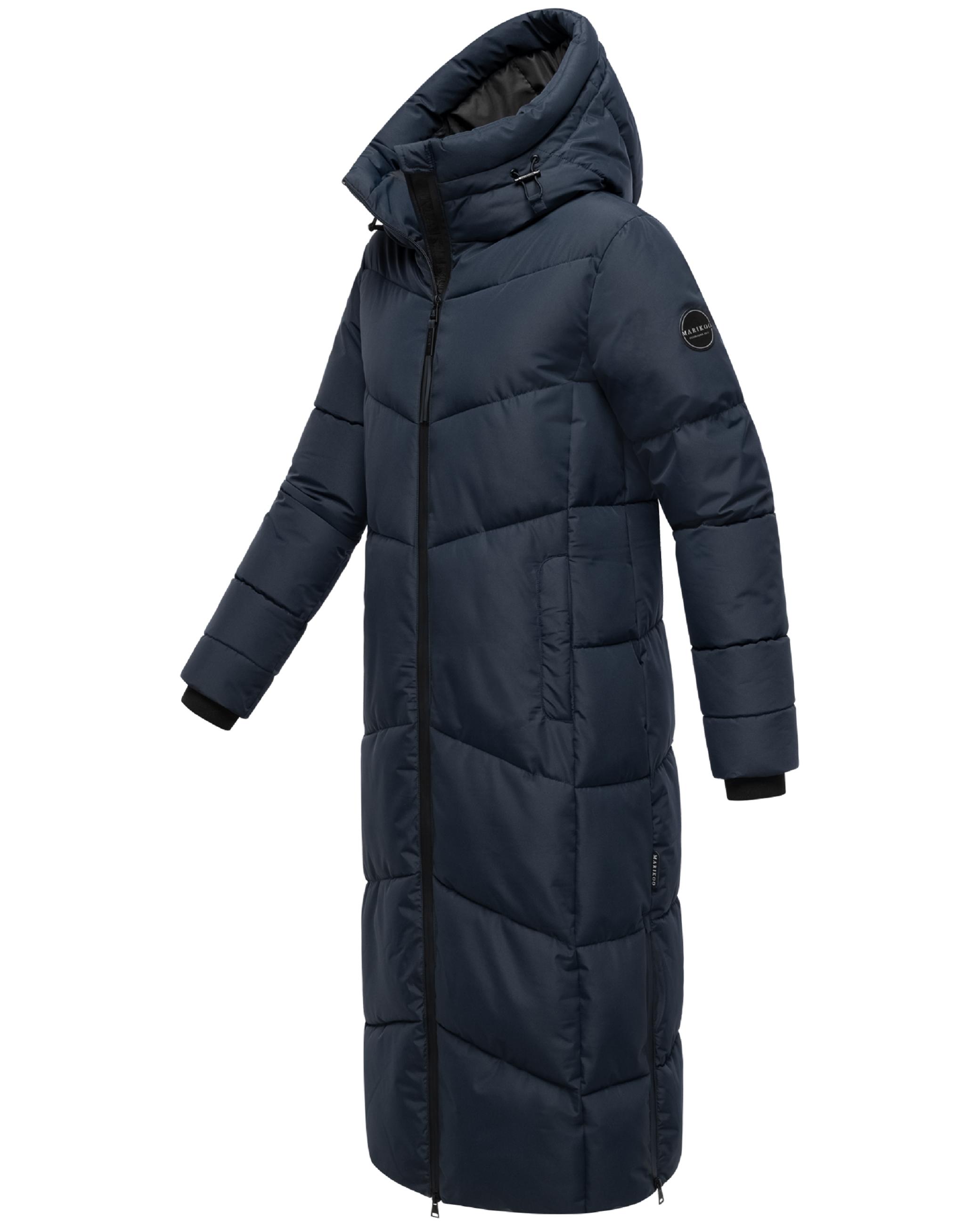 Winter Steppmantel mit wasserdichten Reißverschlüssen "Firella XVI" Navy