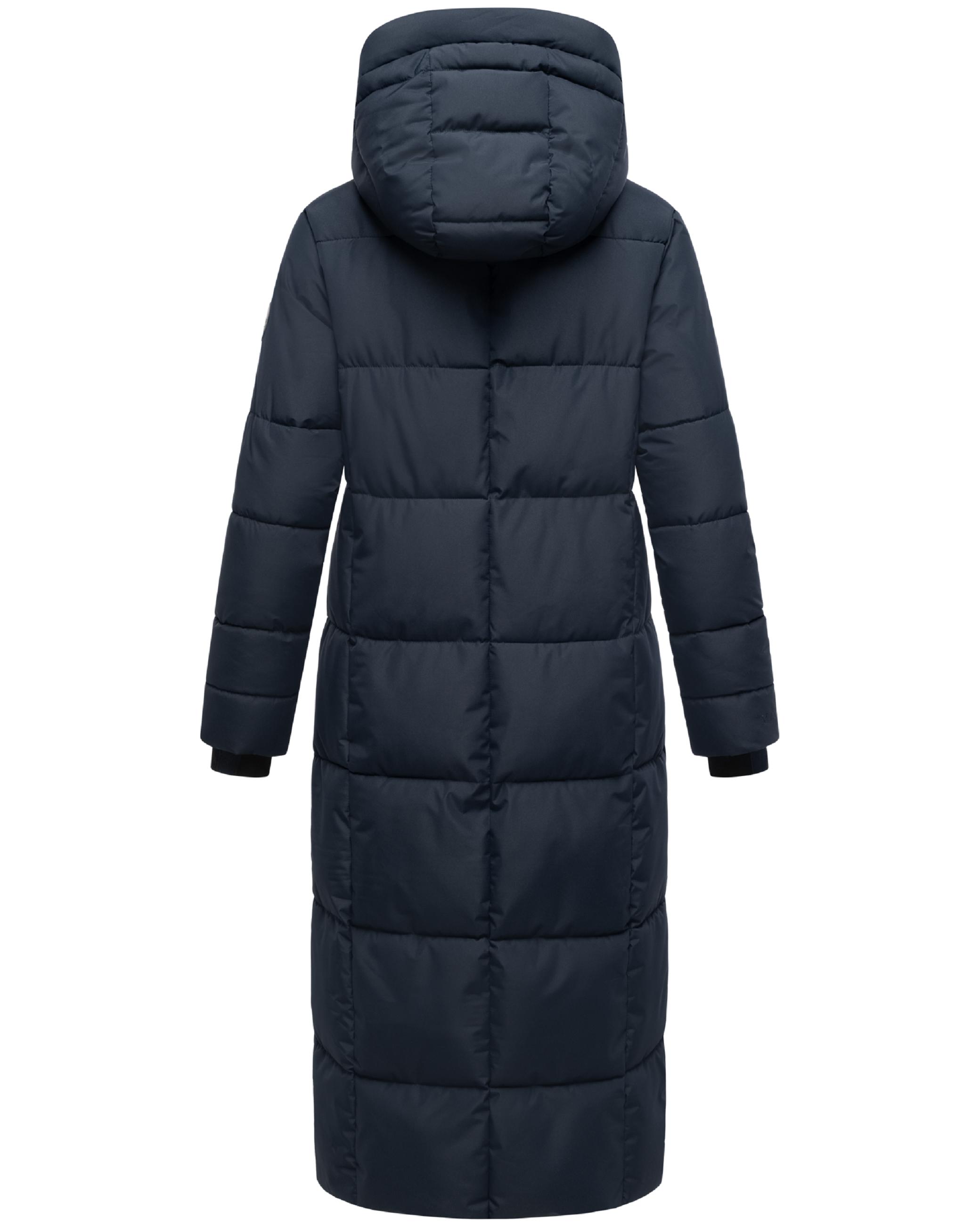 Winter Steppmantel mit wasserdichten Reißverschlüssen "Firella XVI" Navy