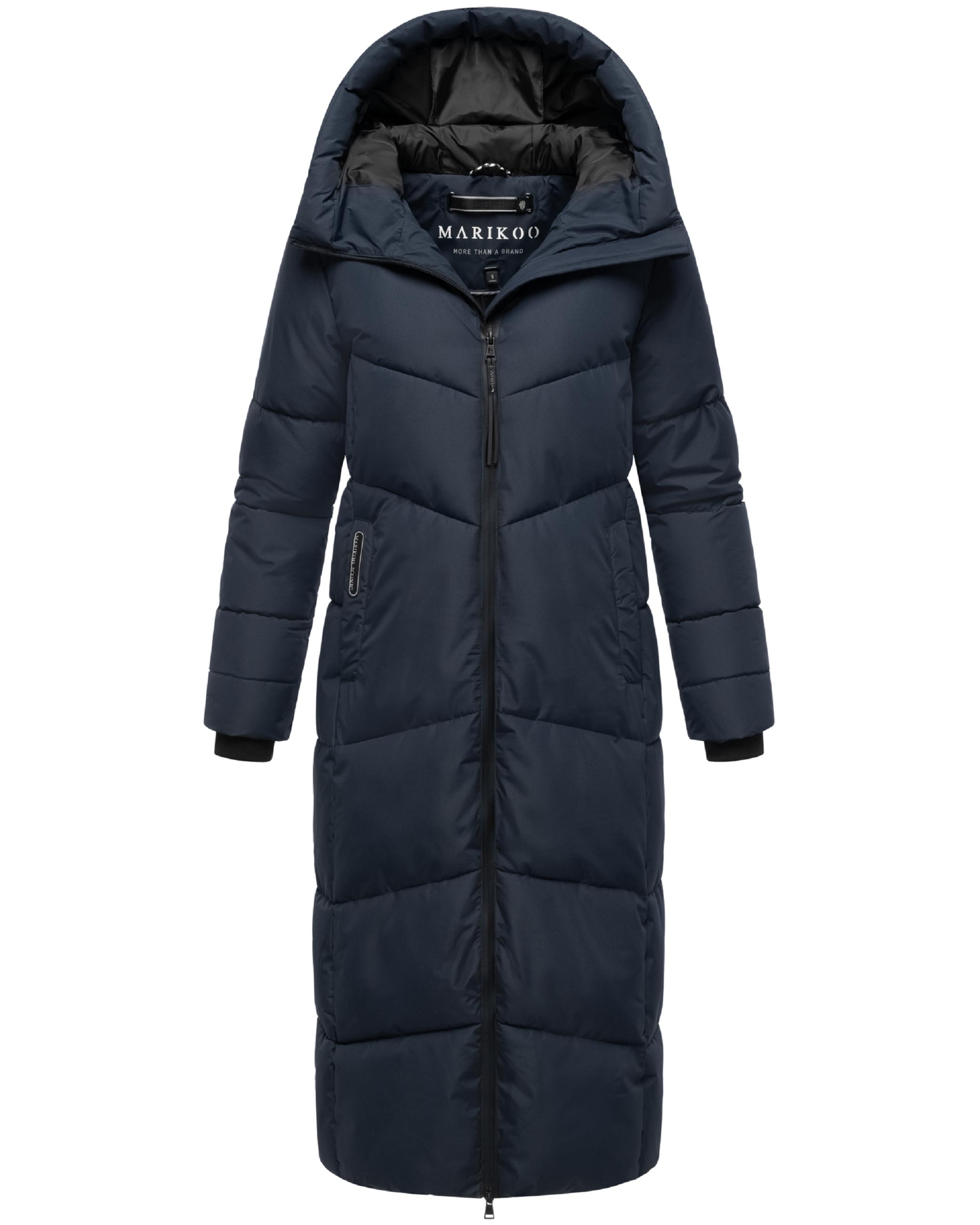 Winter Steppmantel mit wasserdichten Reißverschlüssen "Firella XVI" Navy