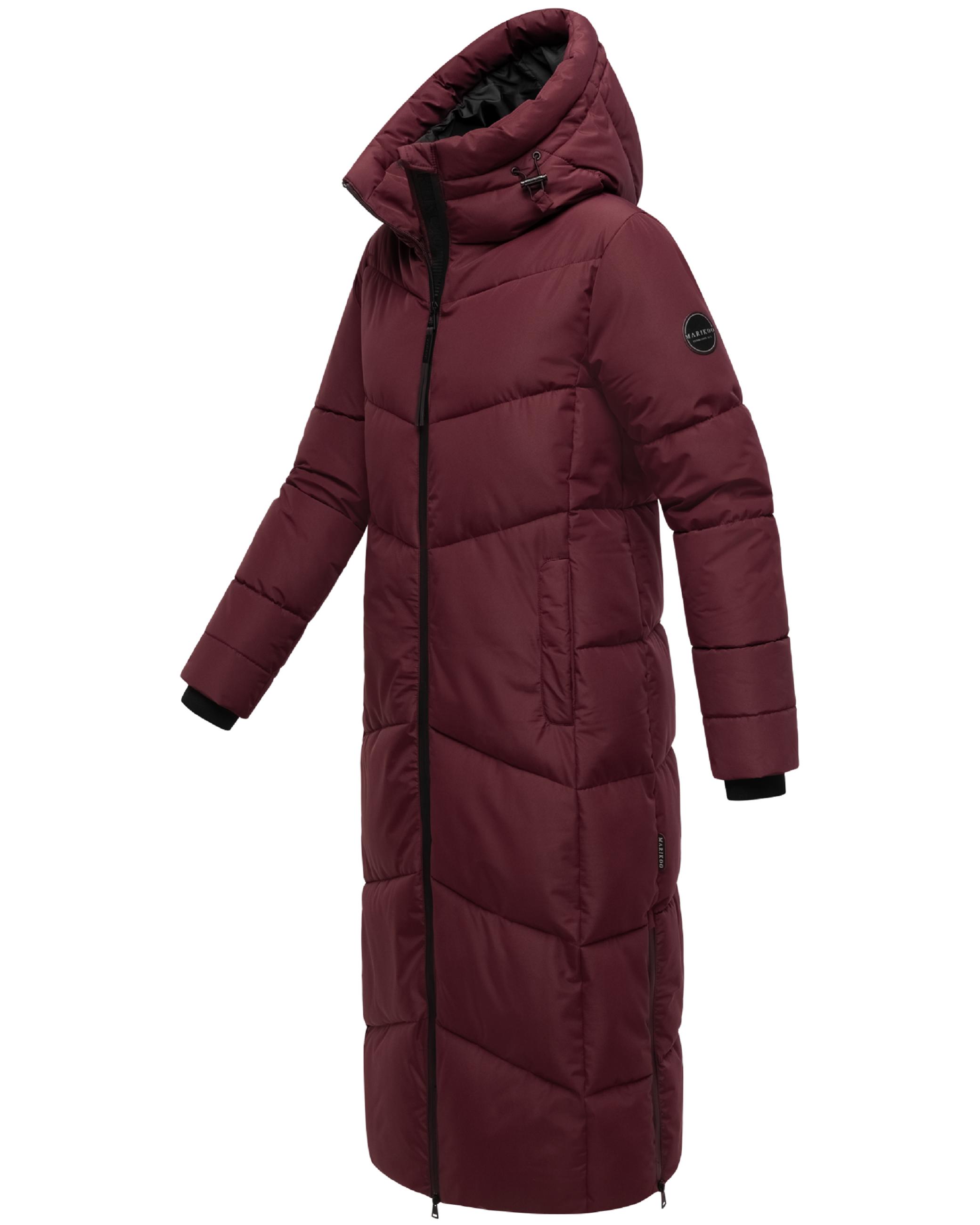 Winter Steppmantel mit wasserdichten Reißverschlüssen "Firella XVI" Wine