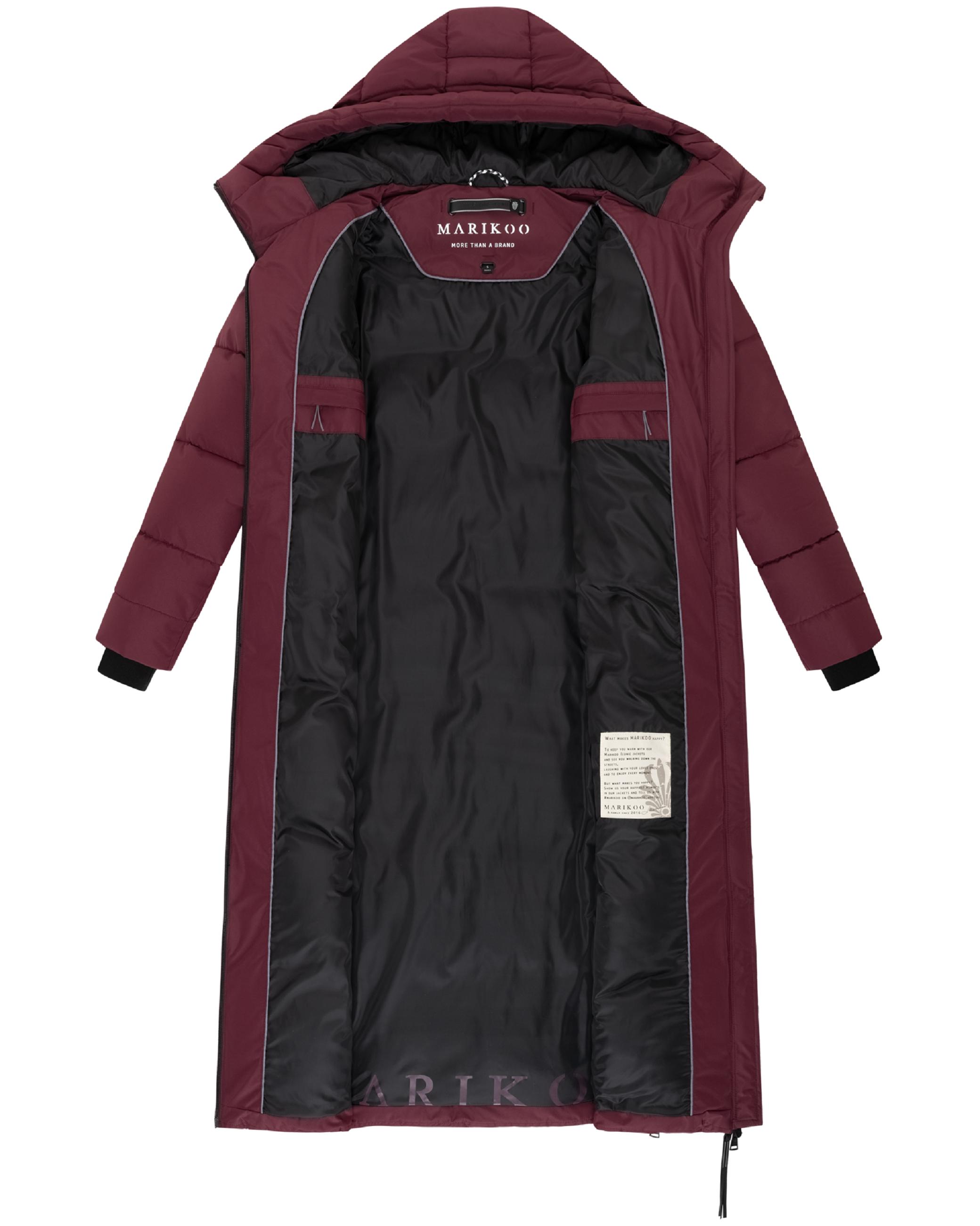 Winter Steppmantel mit wasserdichten Reißverschlüssen "Firella XVI" Wine