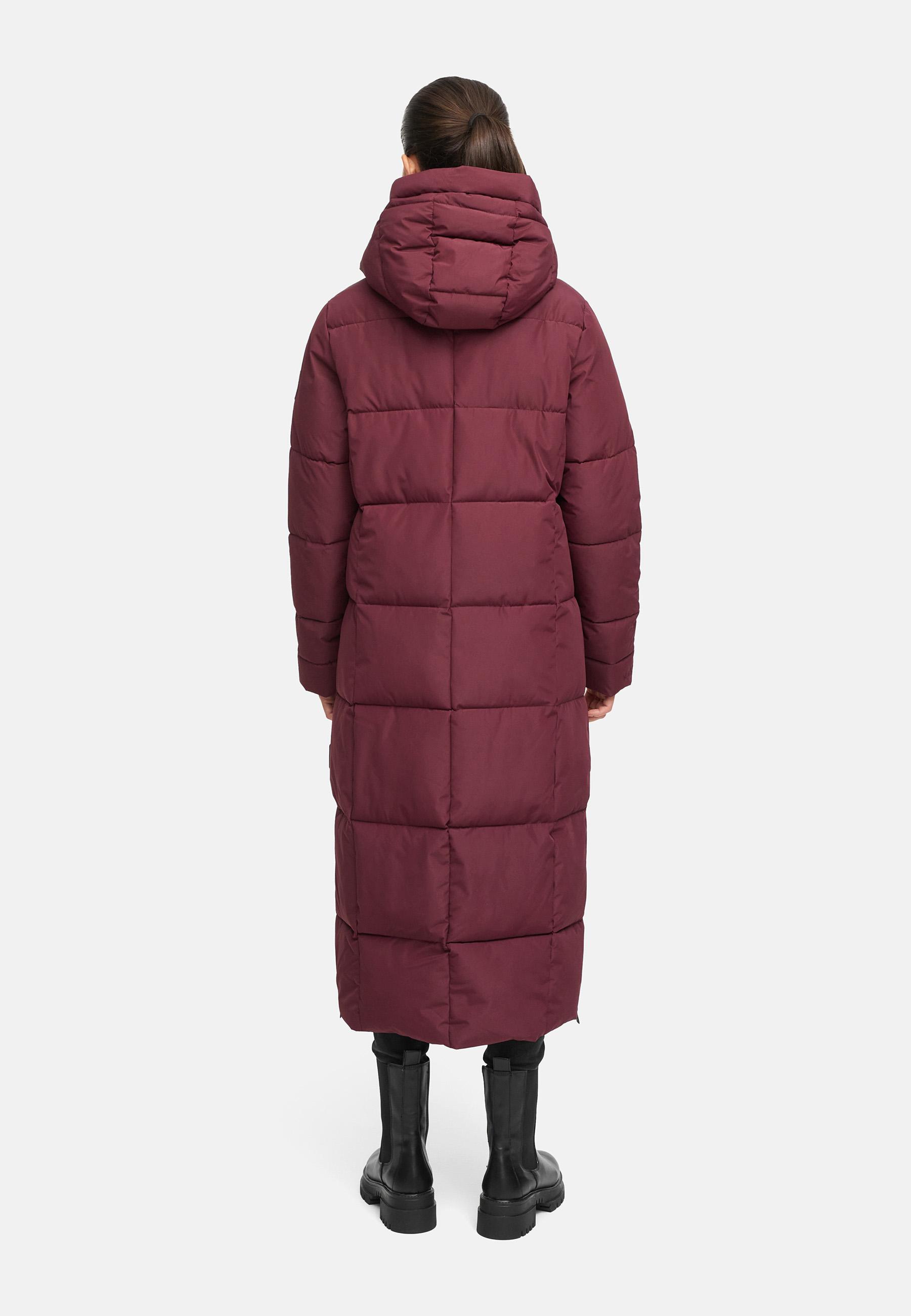 Winter Steppmantel mit wasserdichten Reißverschlüssen "Firella XVI" Wine