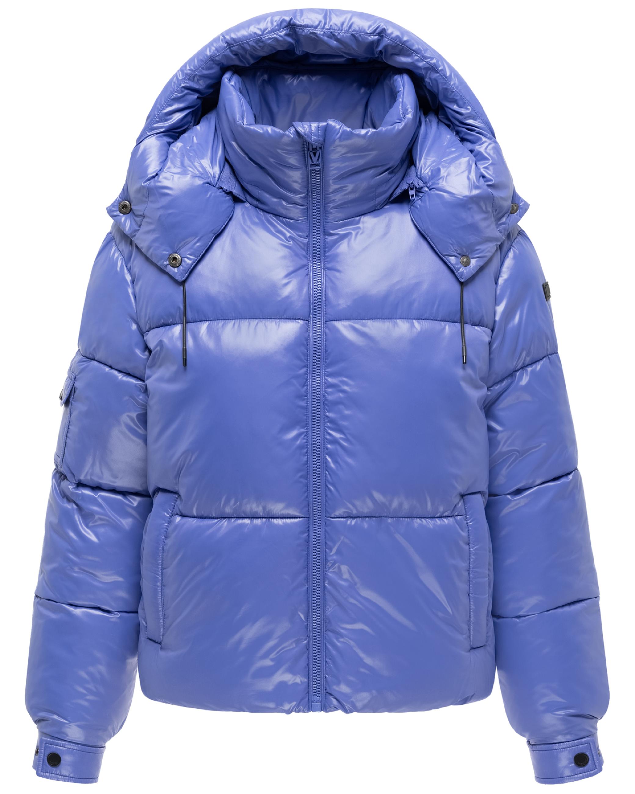 Matt schimmernde Steppjacke mit abnehmbarer Kapuze "Glimini 16" Deep Lavender