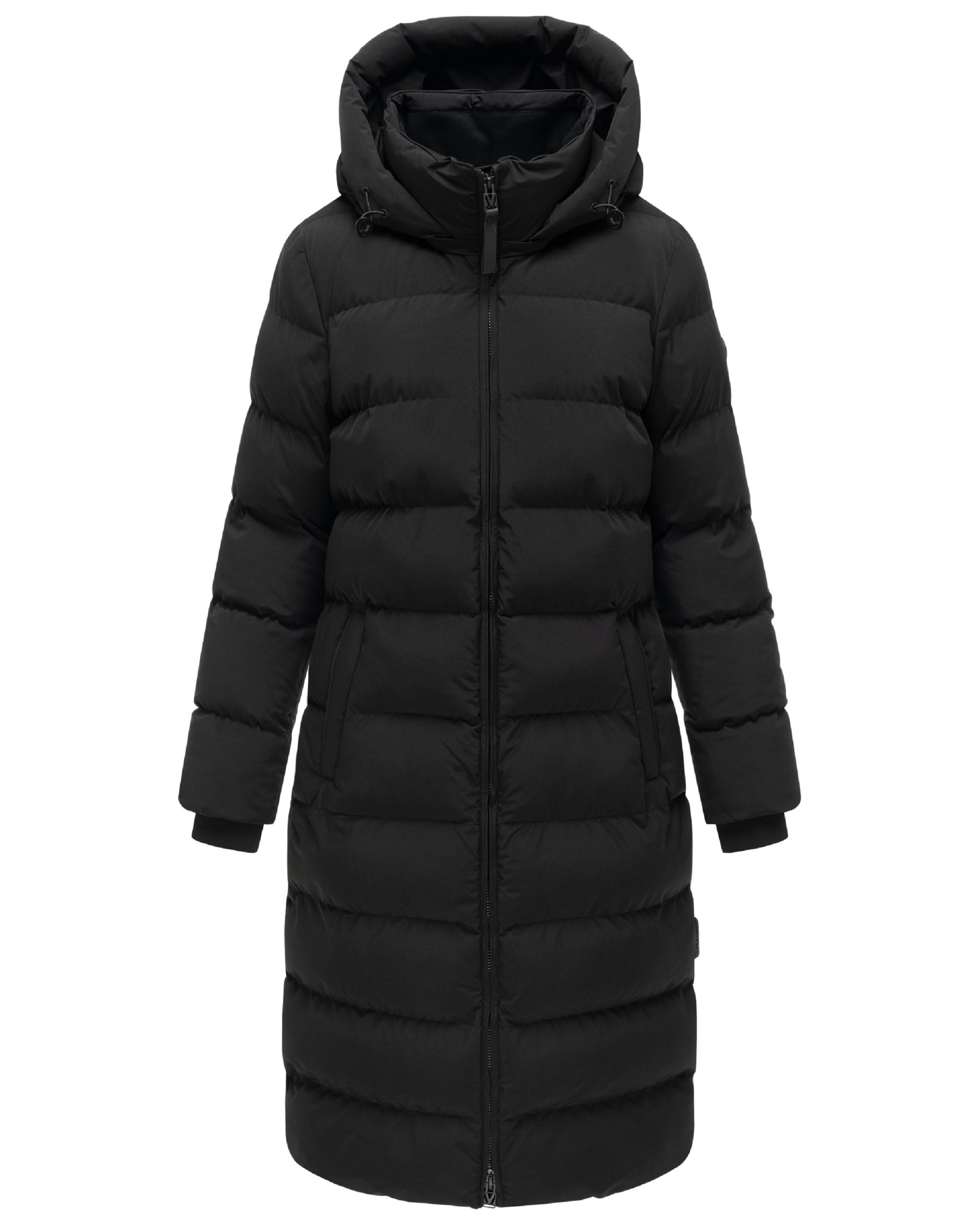 Langer Winter Steppmantel "Harukaa 16" Black