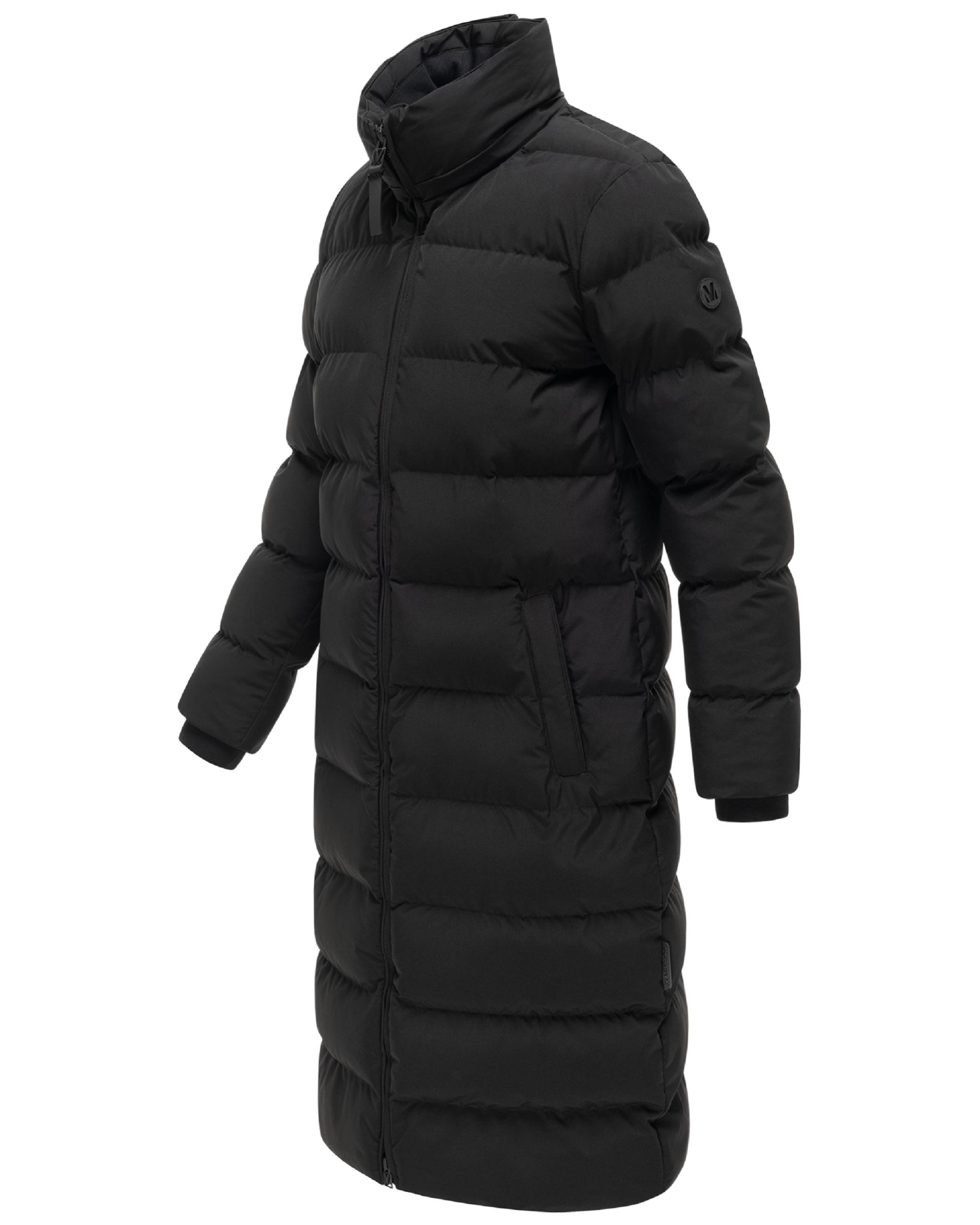 Langer Winter Steppmantel "Harukaa 16" Black