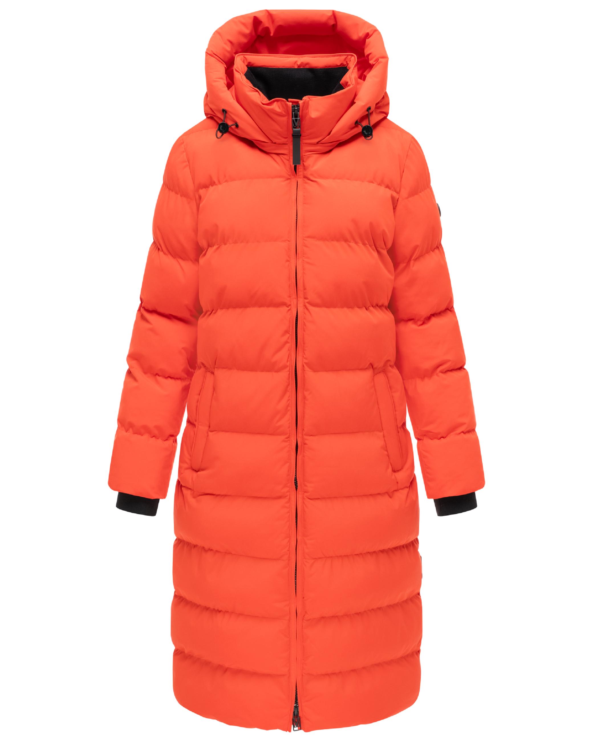 Langer Winter Steppmantel "Harukaa 16" Spicy Orange