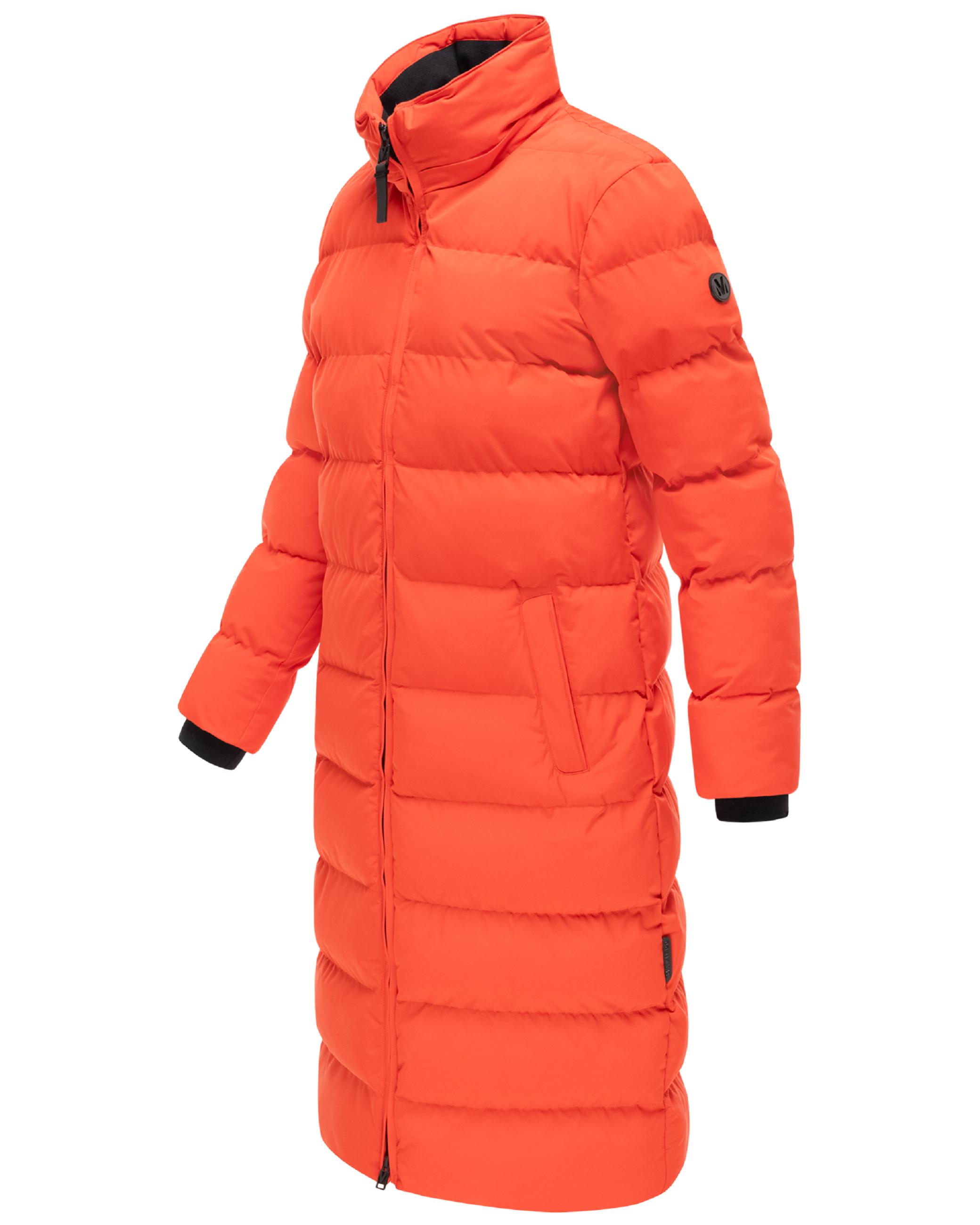 Langer Winter Steppmantel "Harukaa 16" Spicy Orange