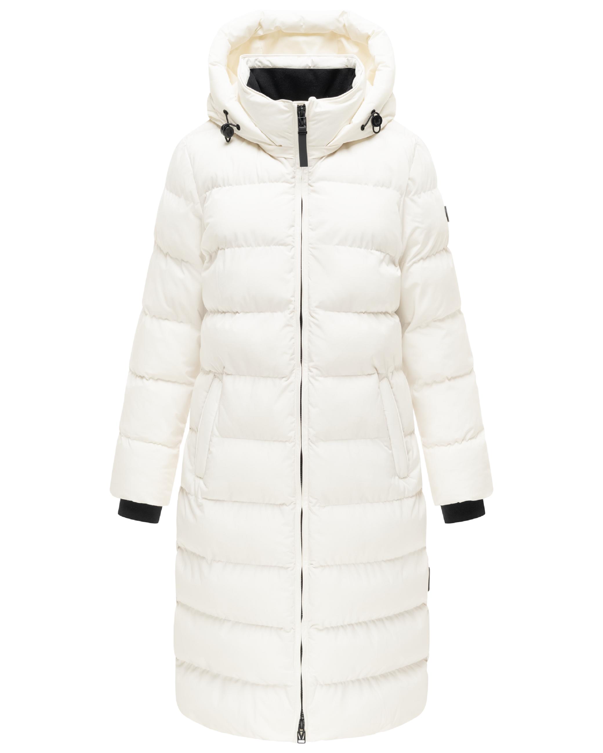 Langer Winter Steppmantel "Harukaa 16" White