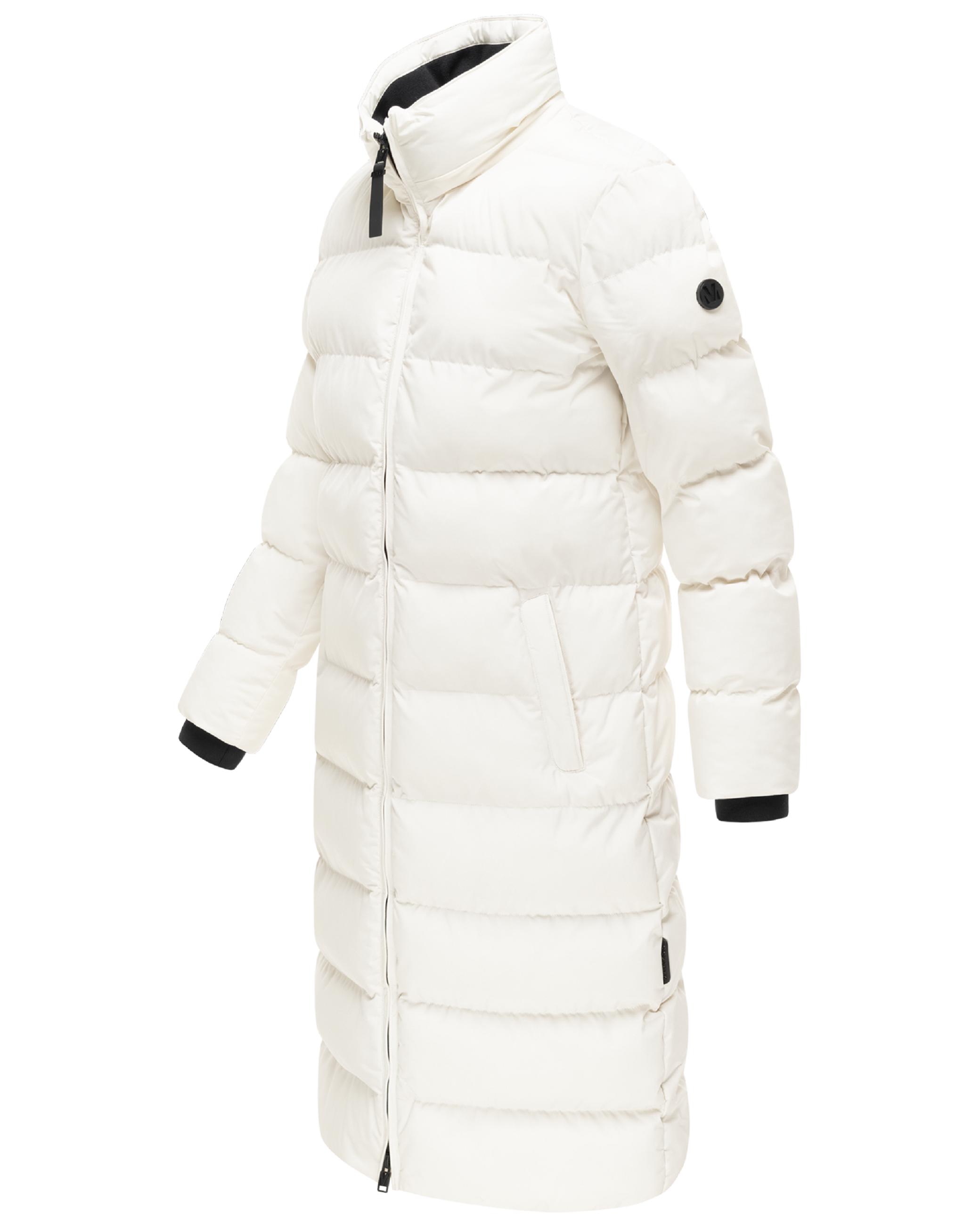 Langer Winter Steppmantel "Harukaa 16" White