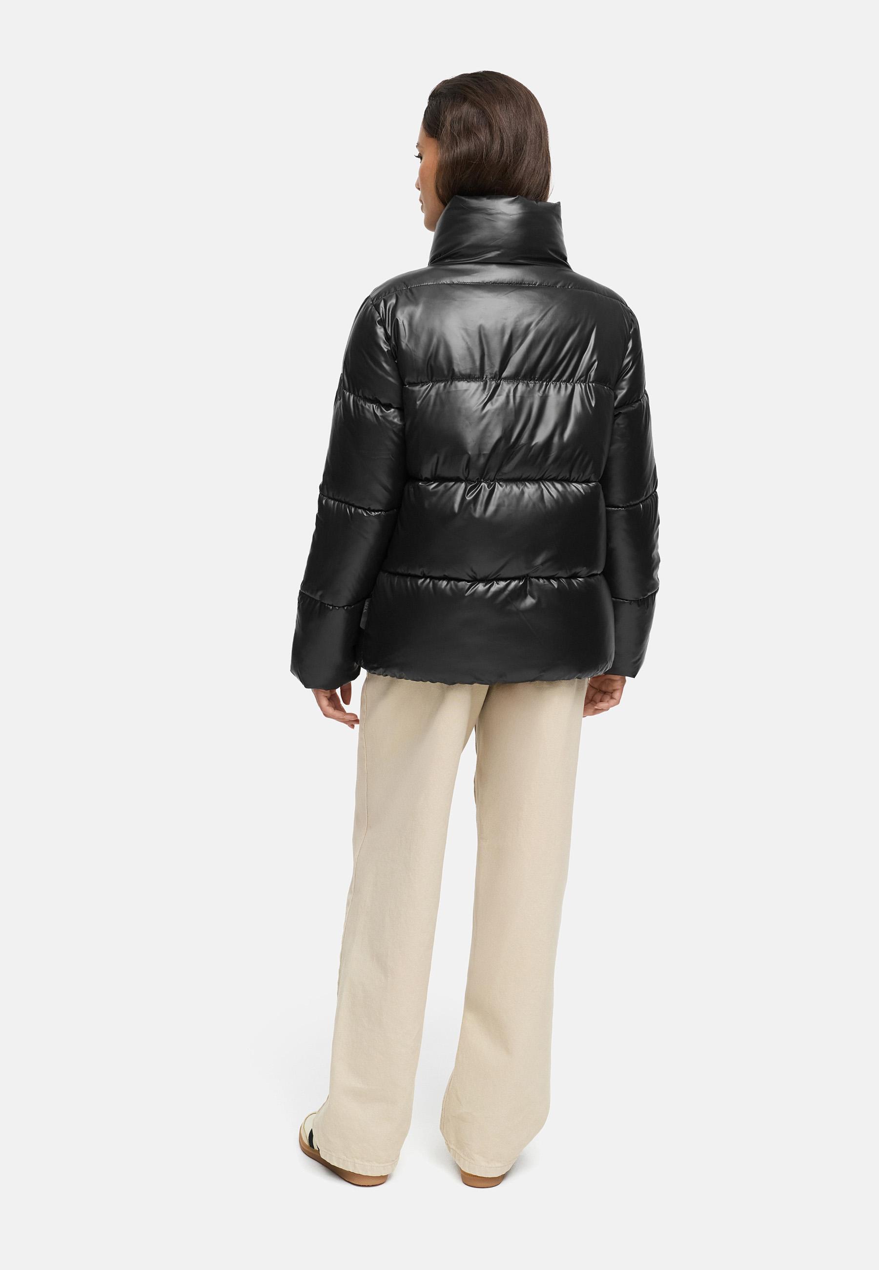 Kurze Winter Steppjacke "Hazalee 16" Black