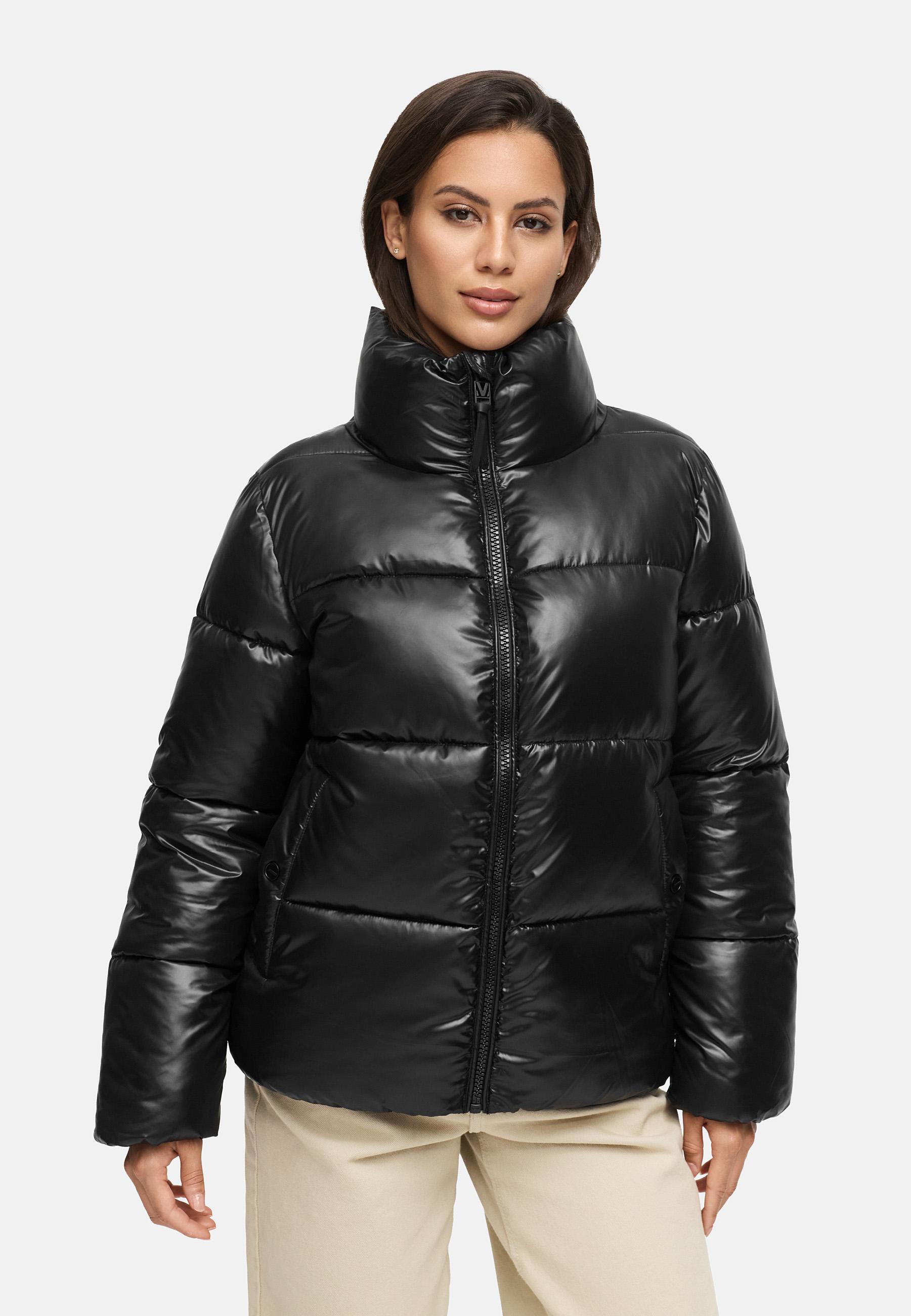 Kurze Winter Steppjacke "Hazalee 16" Black