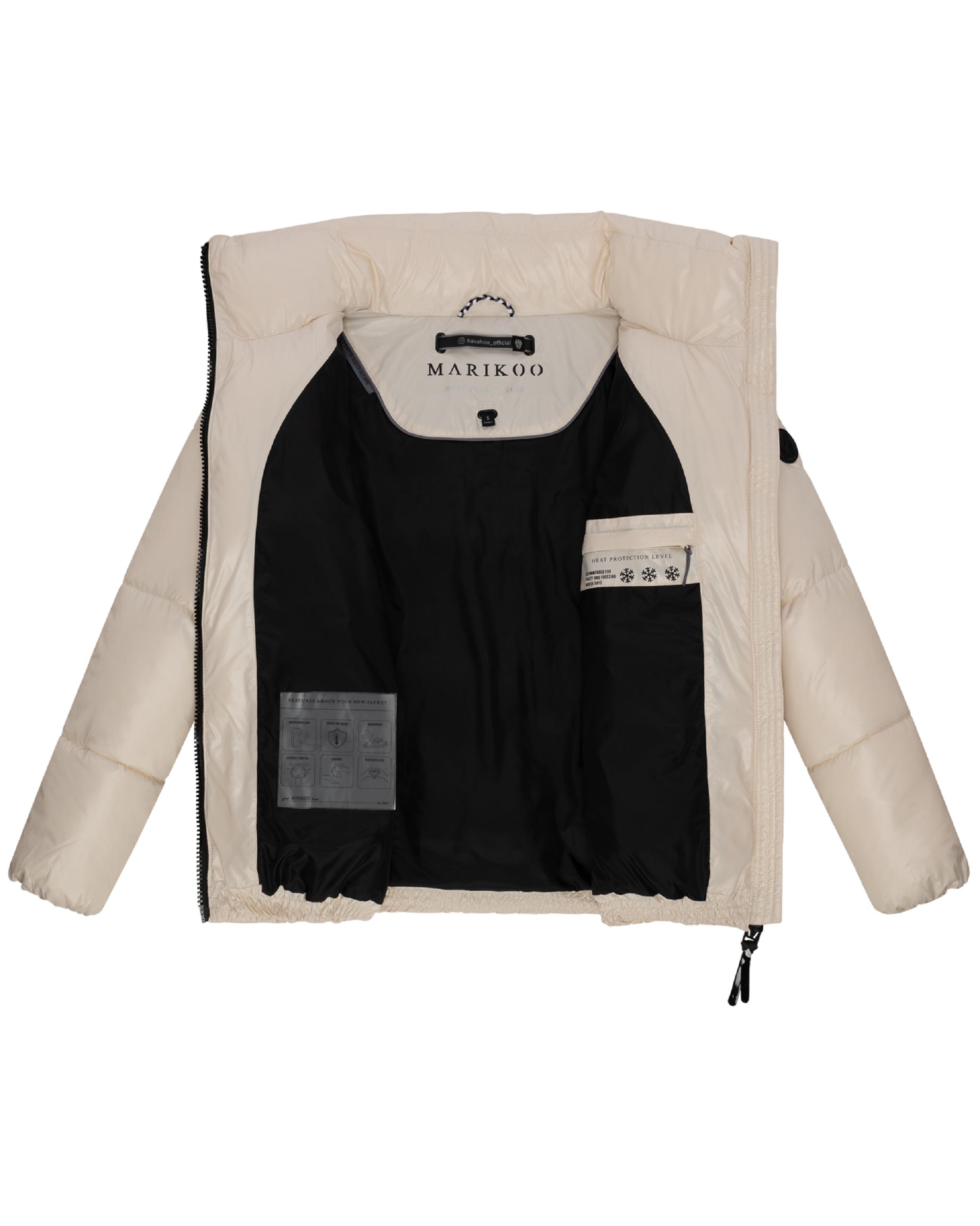Kurze Winter Steppjacke "Hazalee 16" Cream