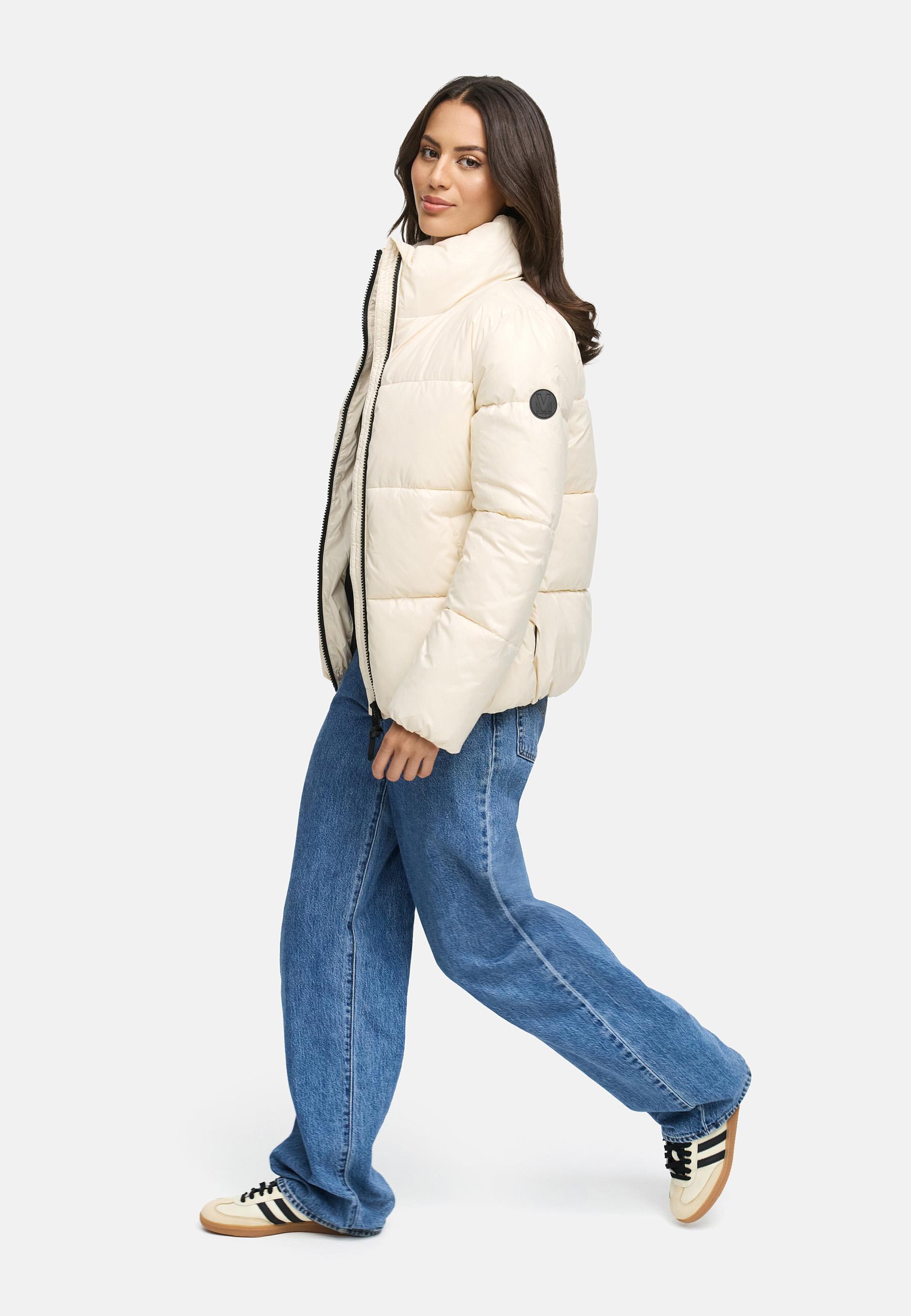 Kurze Winter Steppjacke "Hazalee 16" Cream