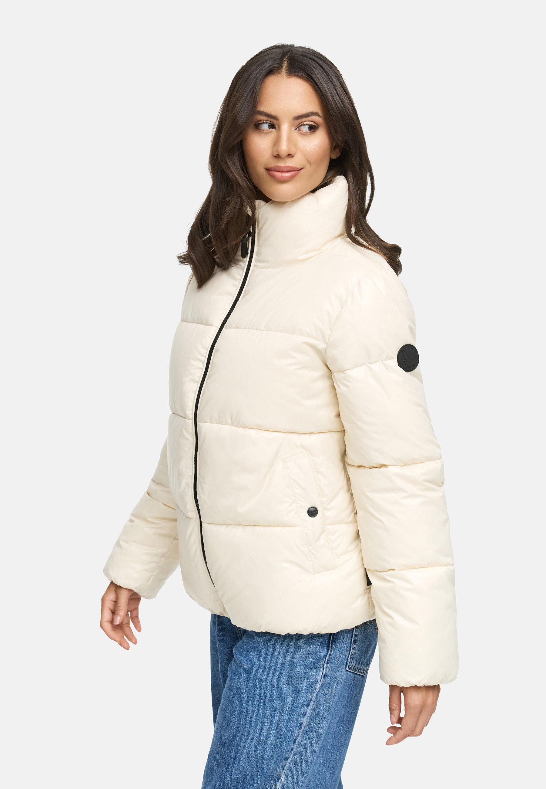 Kurze Winter Steppjacke "Hazalee 16" Cream