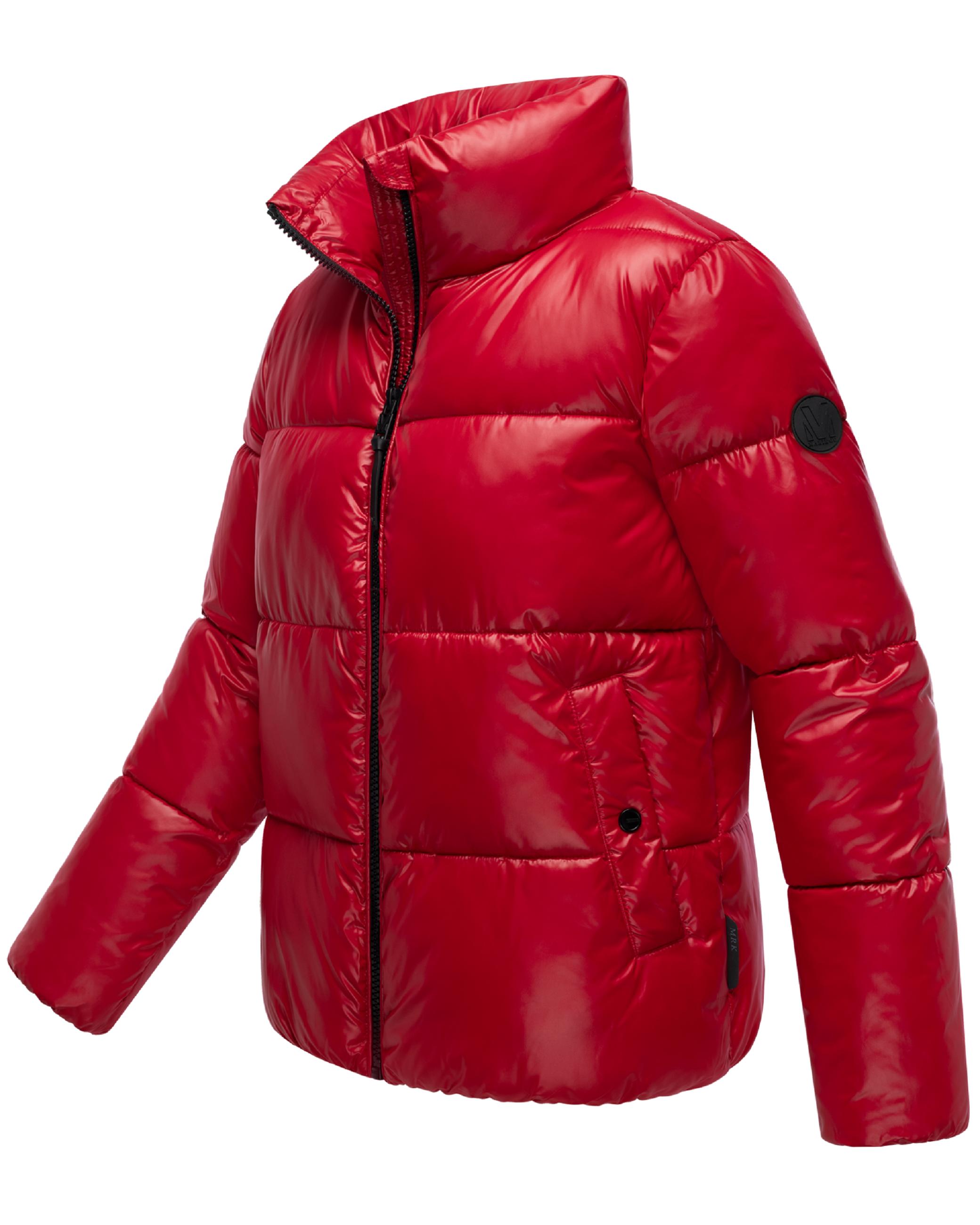 Kurze Winter Steppjacke "Hazalee 16" Deep Red