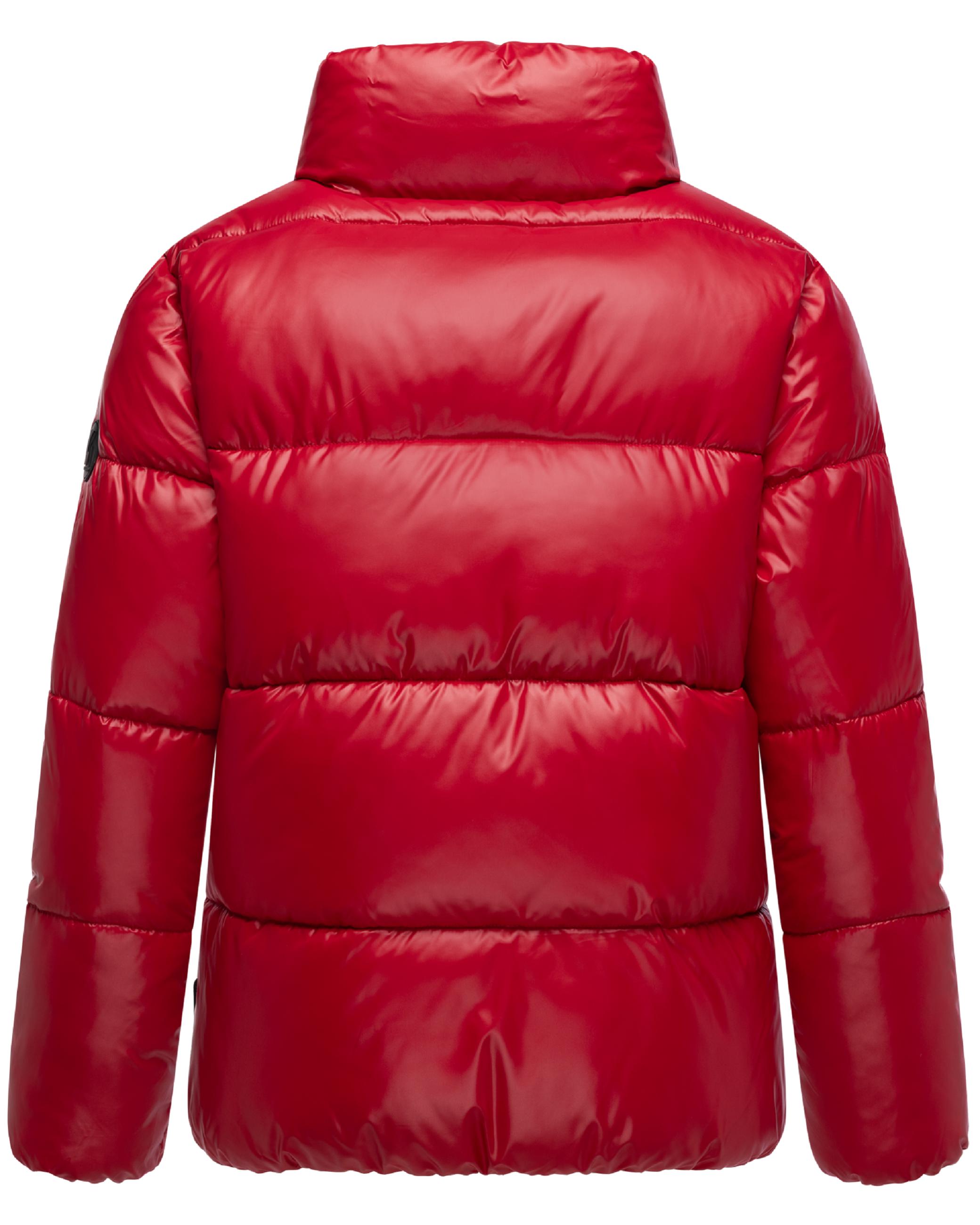 Kurze Winter Steppjacke "Hazalee 16" Deep Red