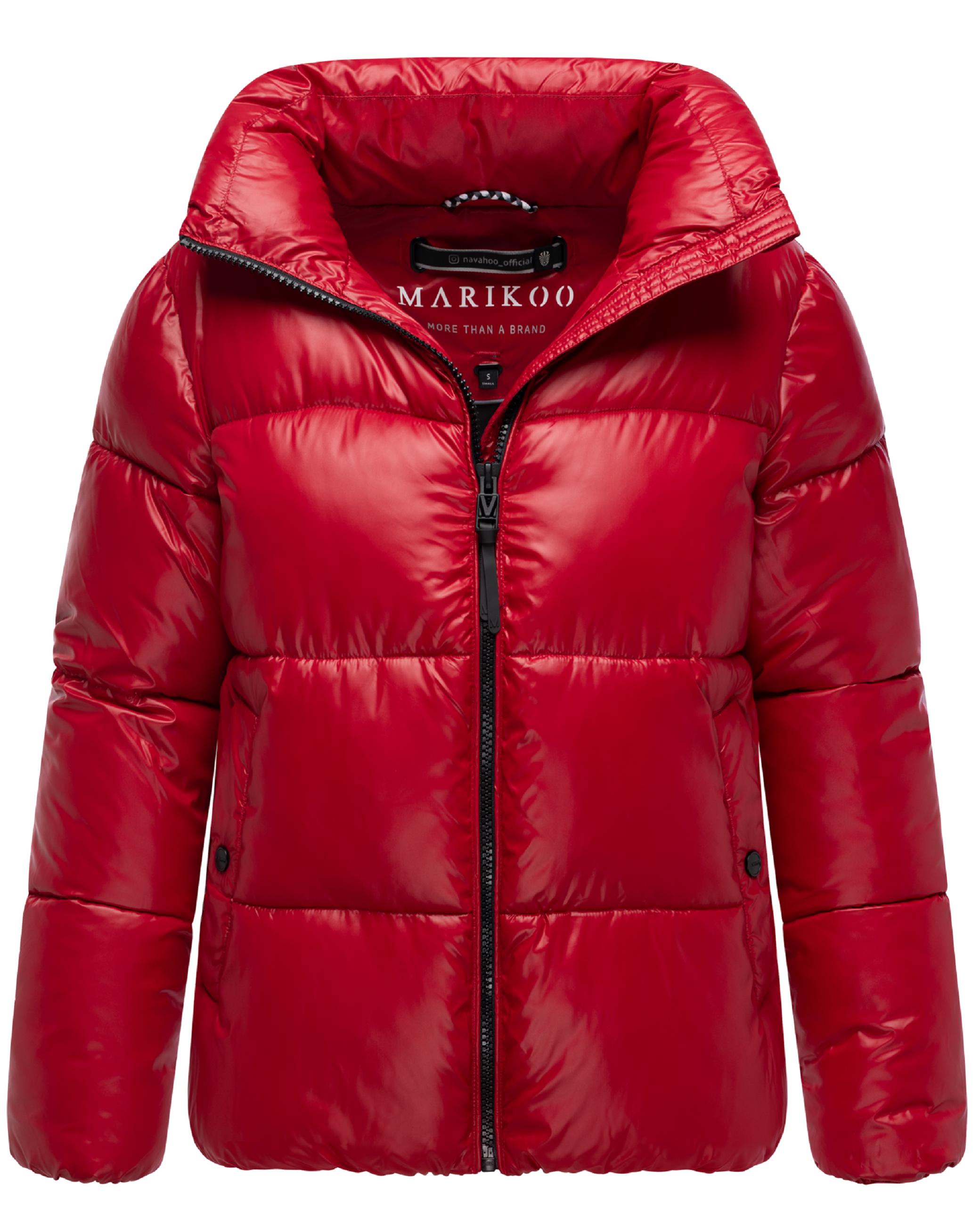 Kurze Winter Steppjacke "Hazalee 16" Deep Red