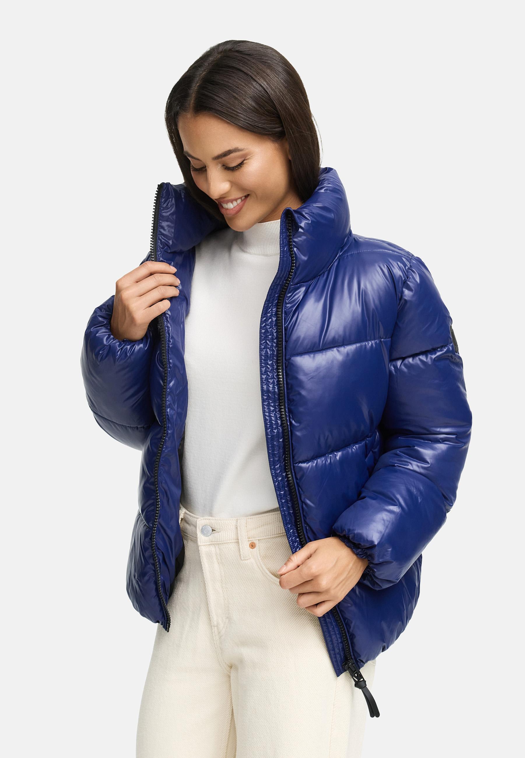 Kurze Winter Steppjacke "Hazalee 16" Navy