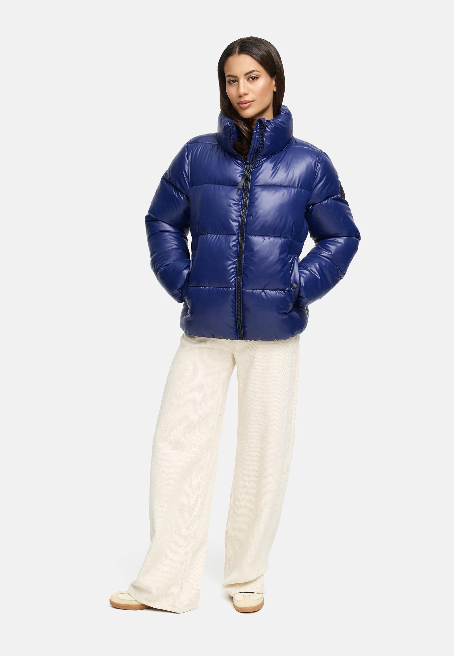 Kurze Winter Steppjacke "Hazalee 16" Navy