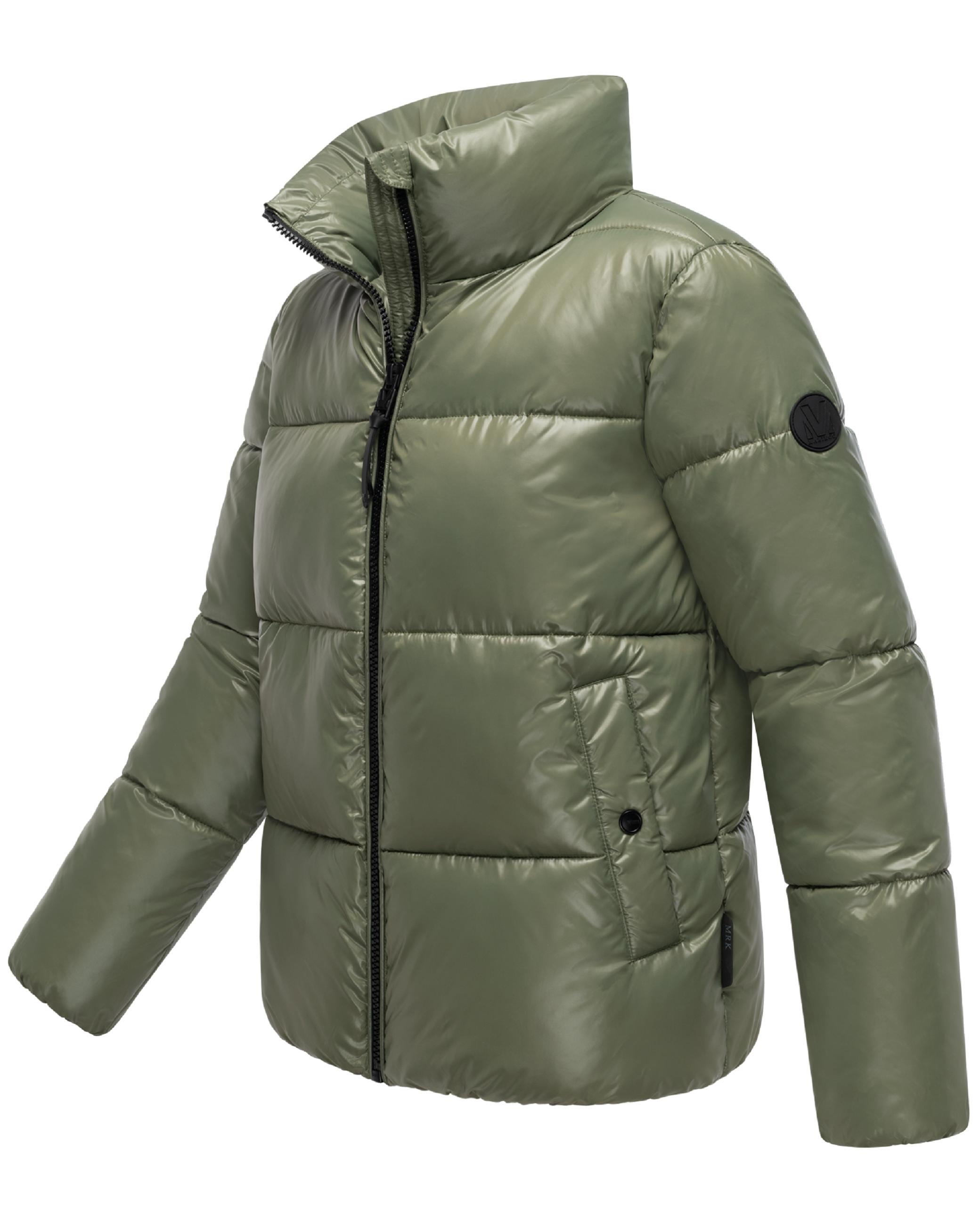 Kurze Winter Steppjacke "Hazalee 16" Olive Leaf