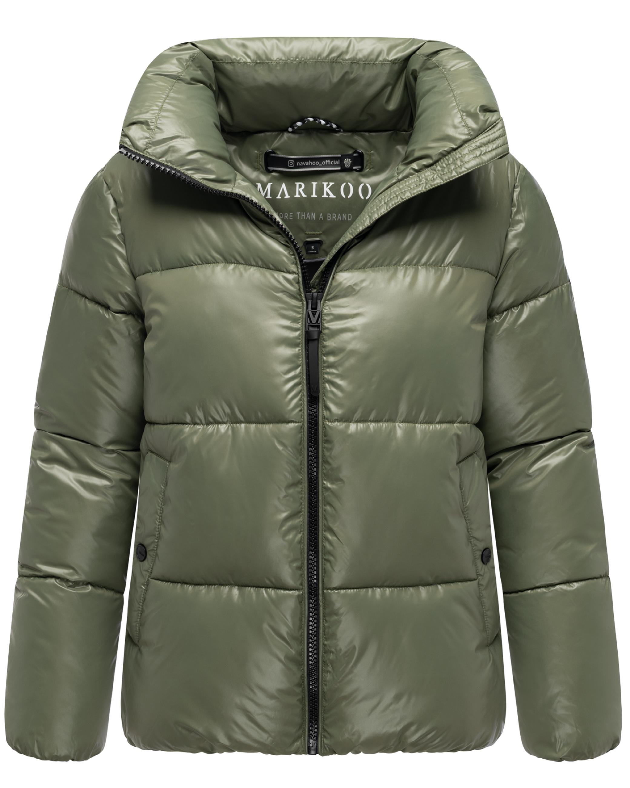 Kurze Winter Steppjacke "Hazalee 16" Olive Leaf
