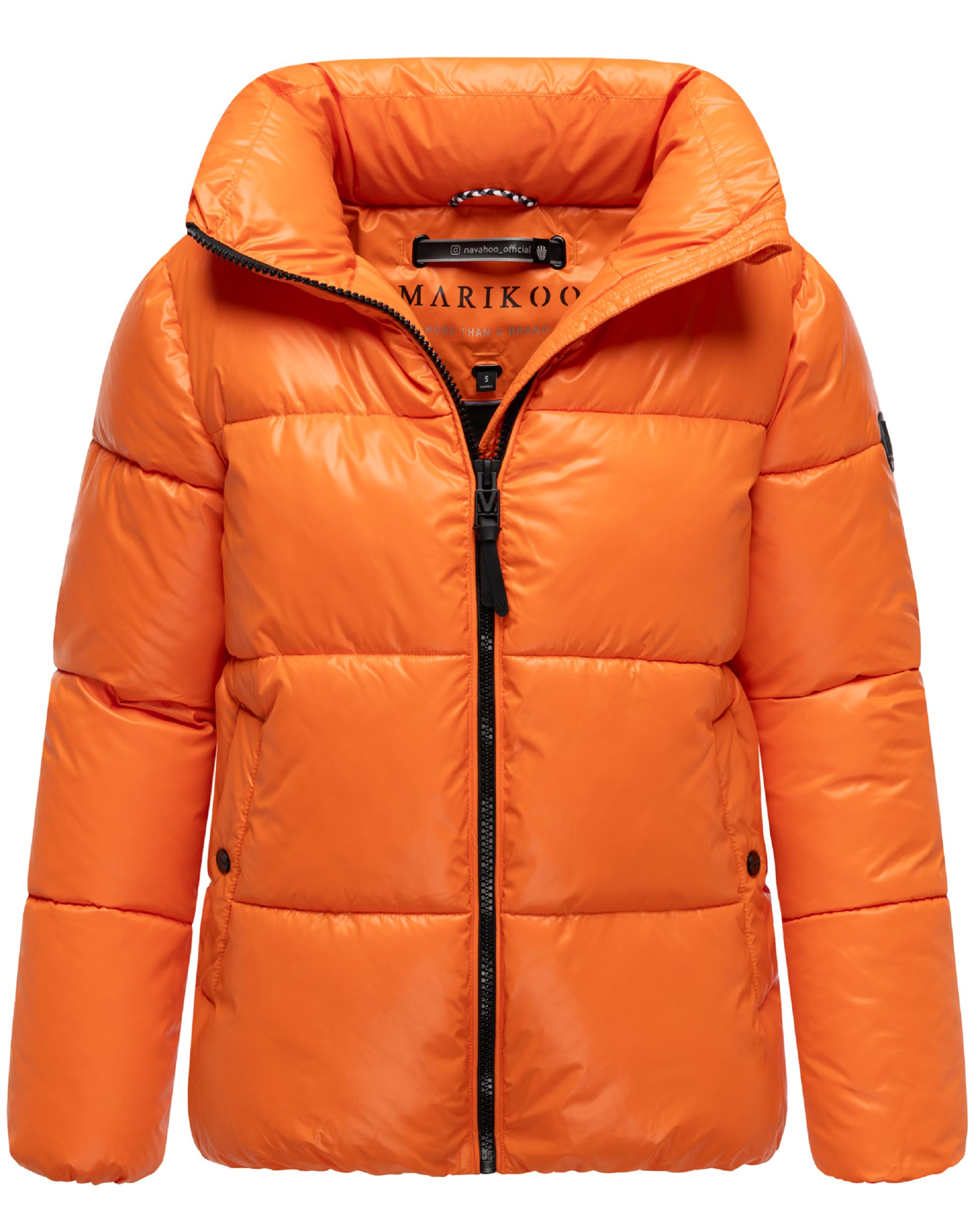 Kurze Winter Steppjacke "Hazalee 16" Orange