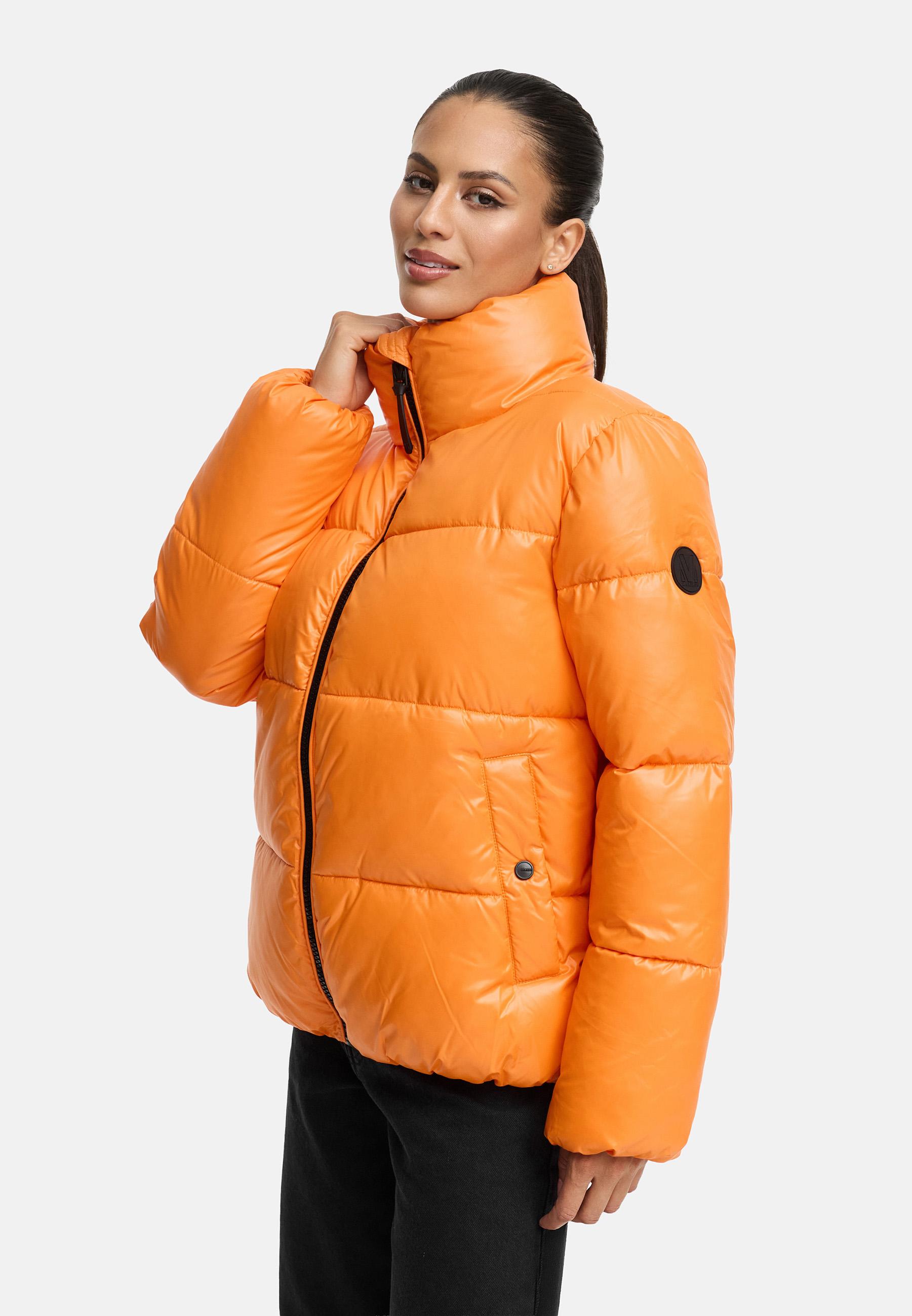 Kurze Winter Steppjacke "Hazalee 16" Orange