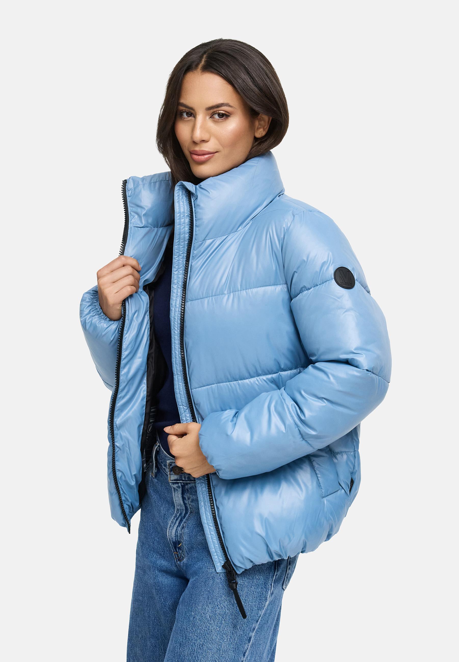 Kurze Winter Steppjacke "Hazalee 16" Powder Blue