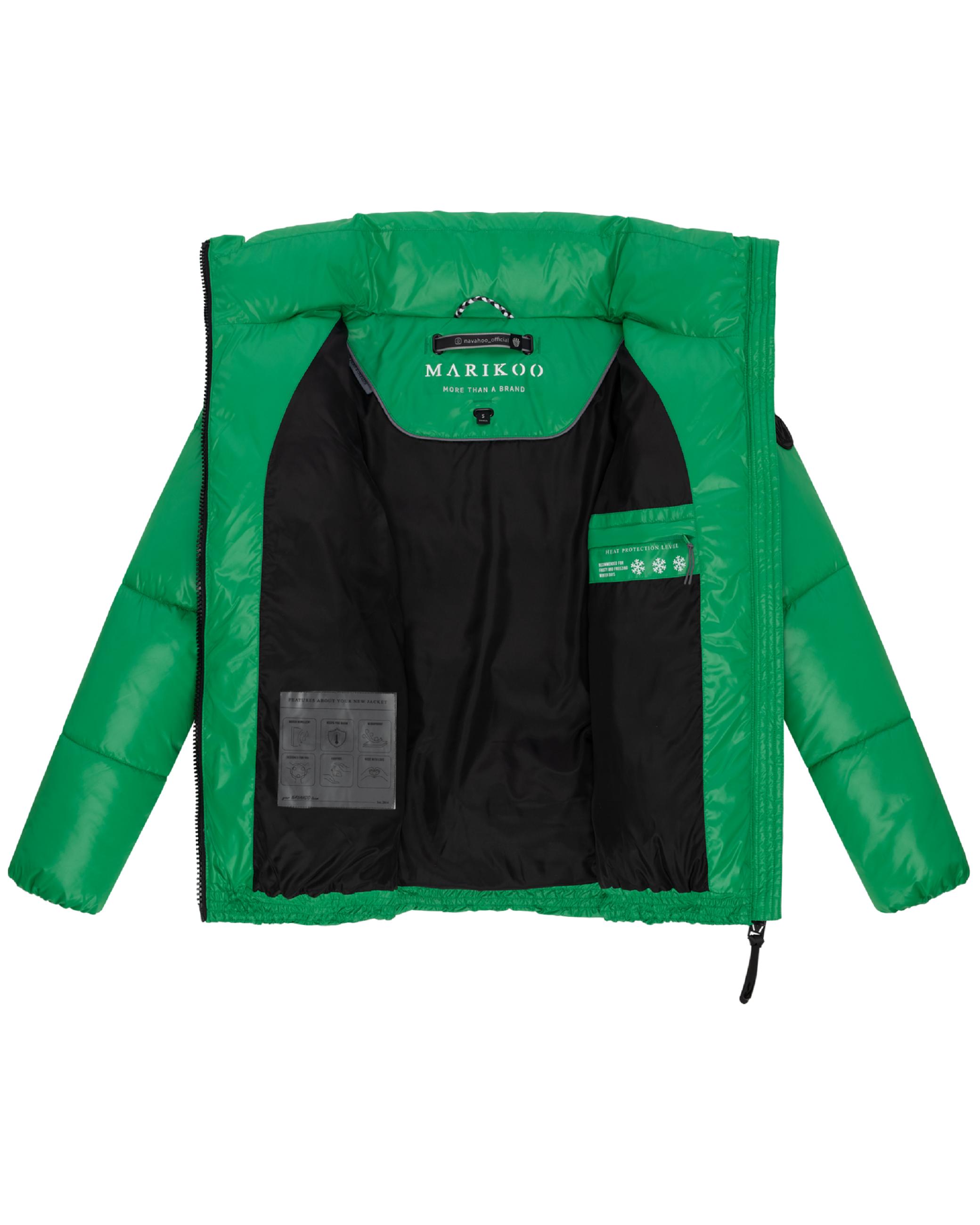Kurze Winter Steppjacke "Hazalee 16" Smaragd Green