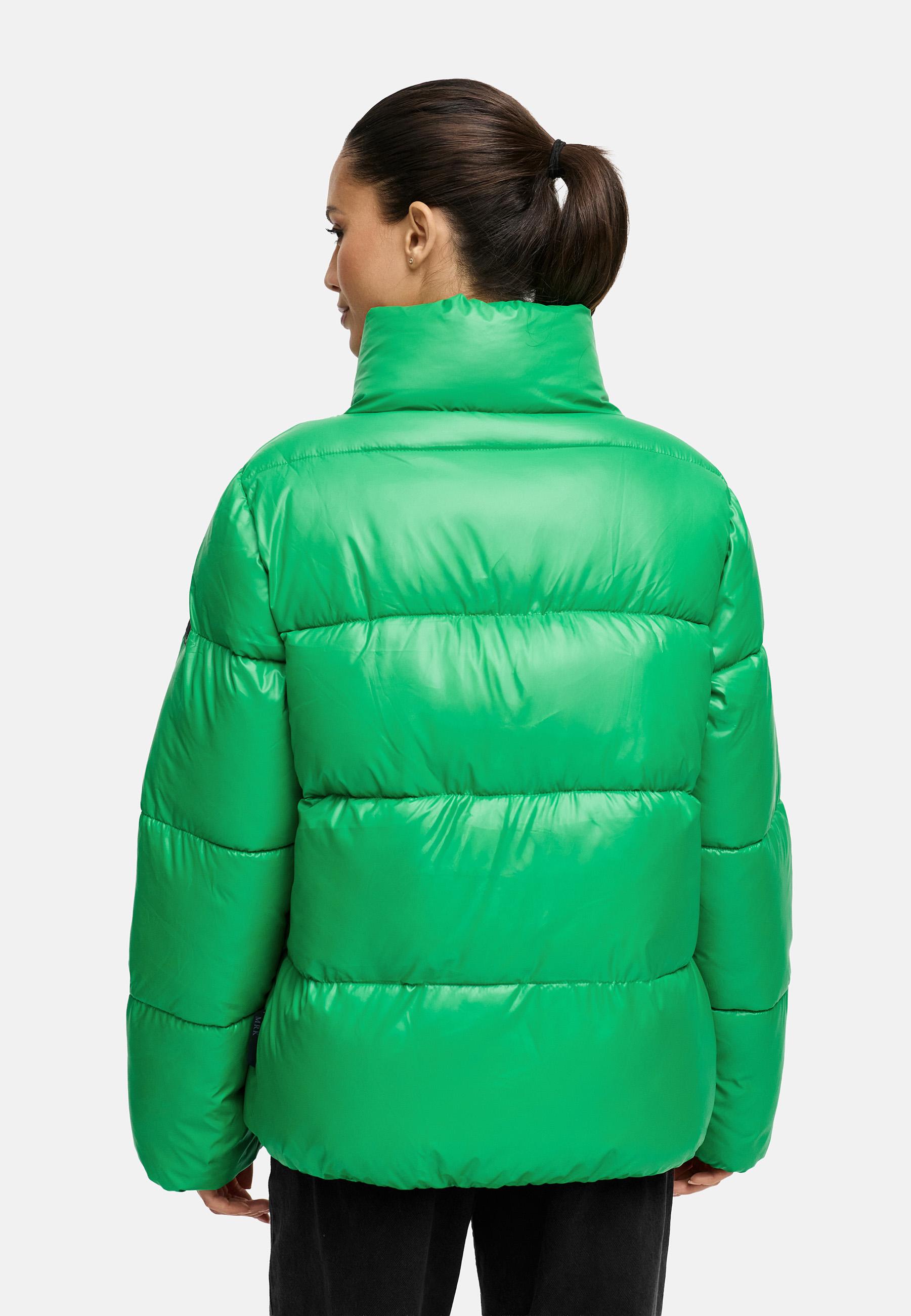 Kurze Winter Steppjacke "Hazalee 16" Smaragd Green
