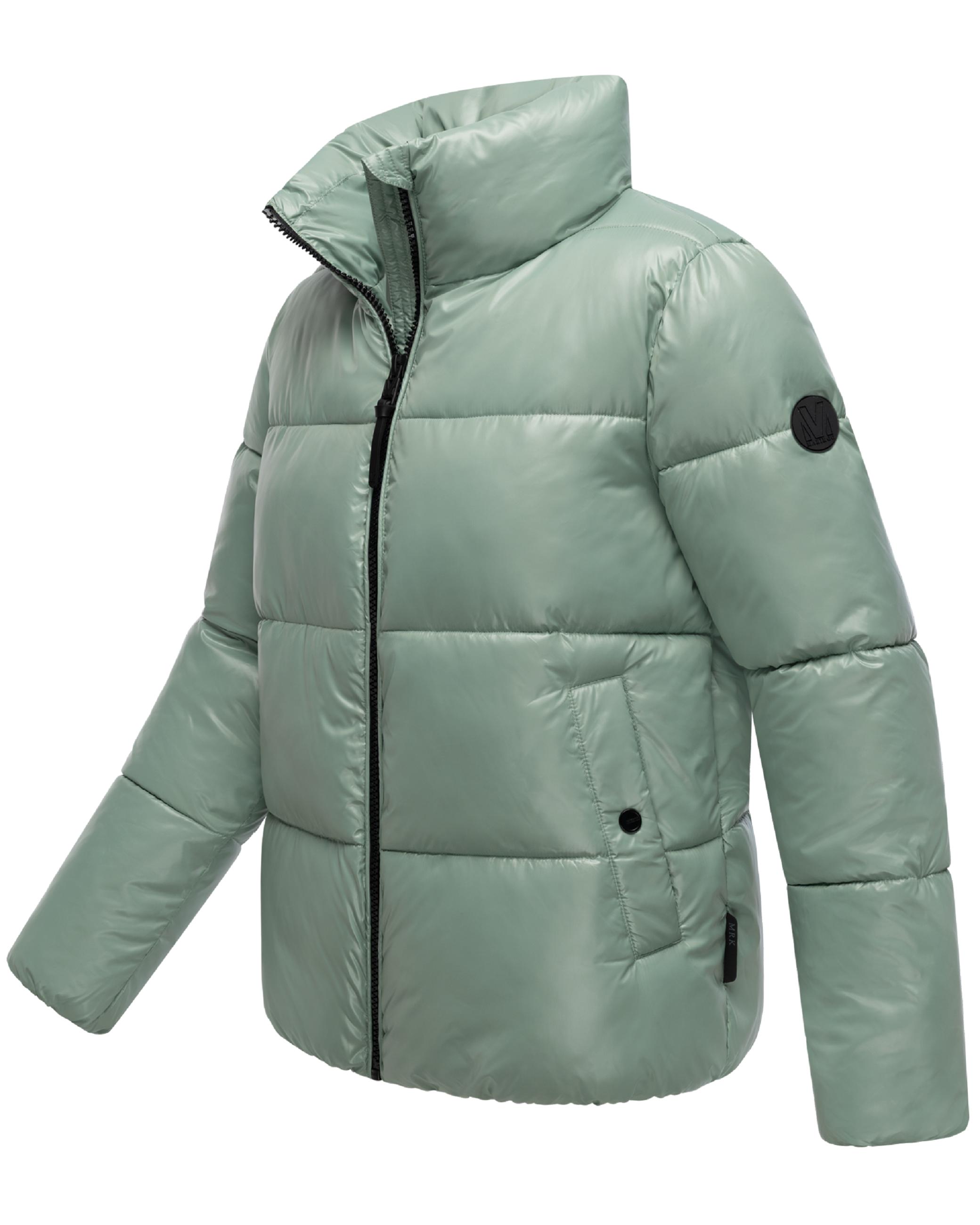Kurze Winter Steppjacke "Hazalee 16" Smokey Mint