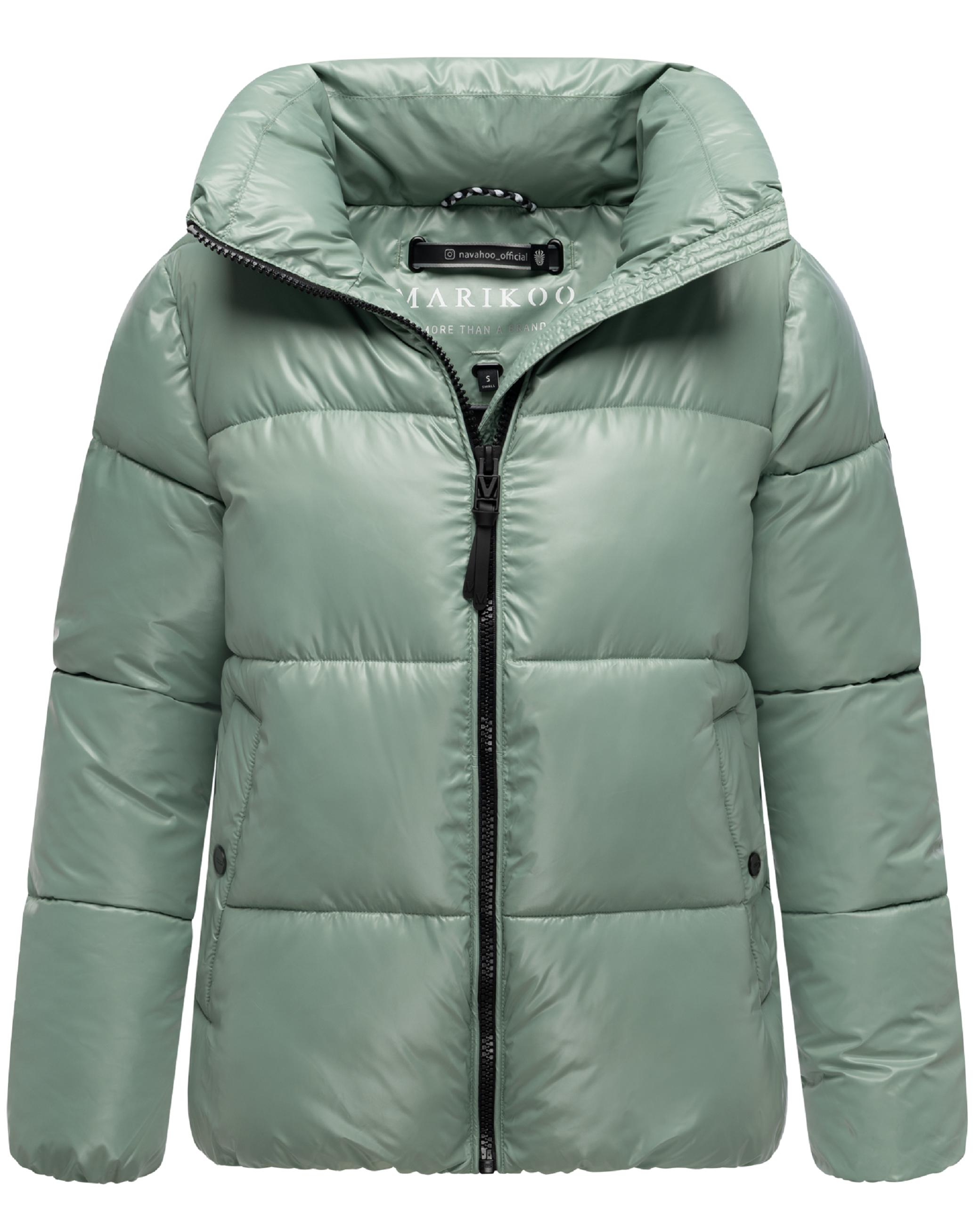 Kurze Winter Steppjacke "Hazalee 16" Smokey Mint