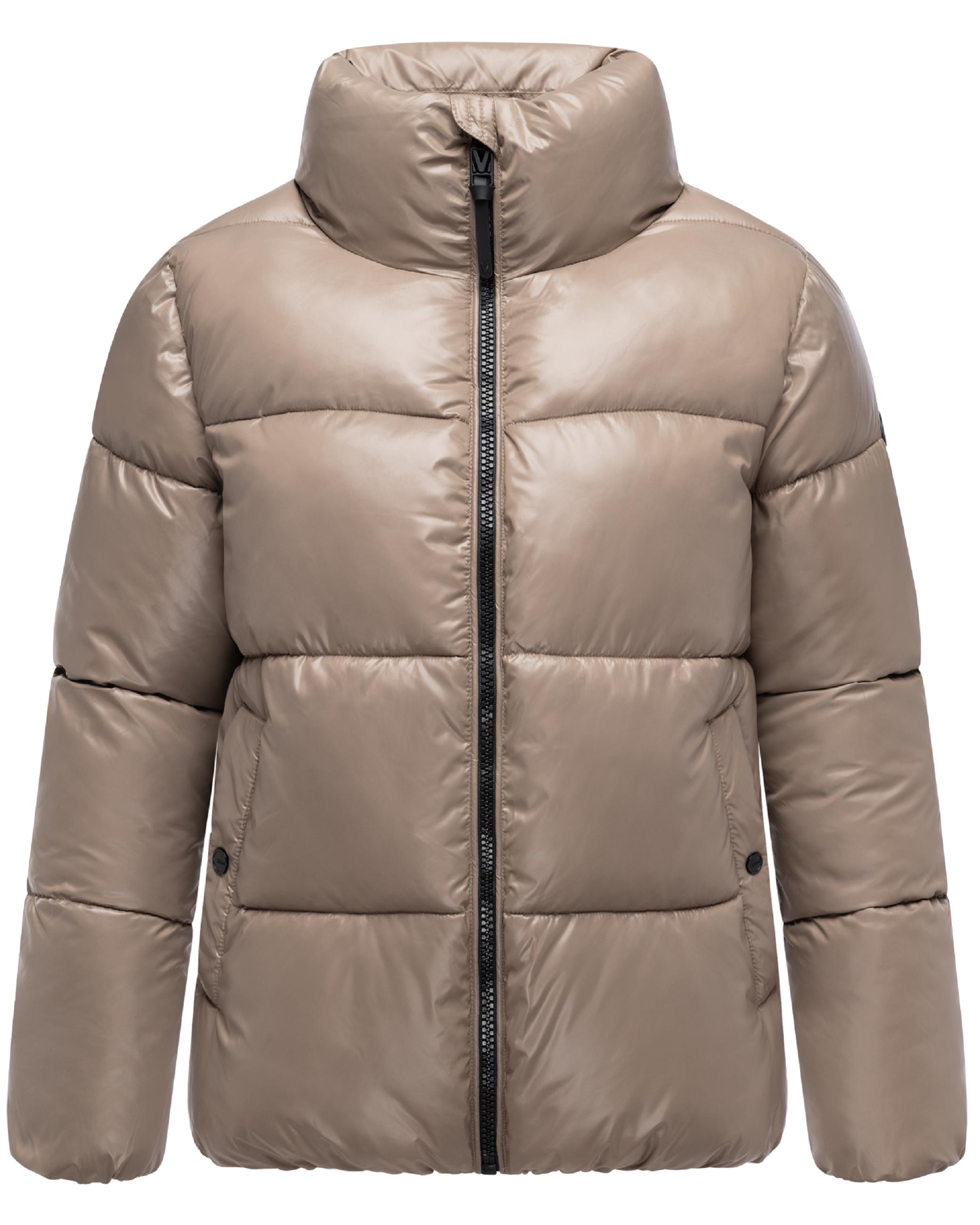 Kurze Winter Steppjacke "Hazalee 16" Taupe Grey